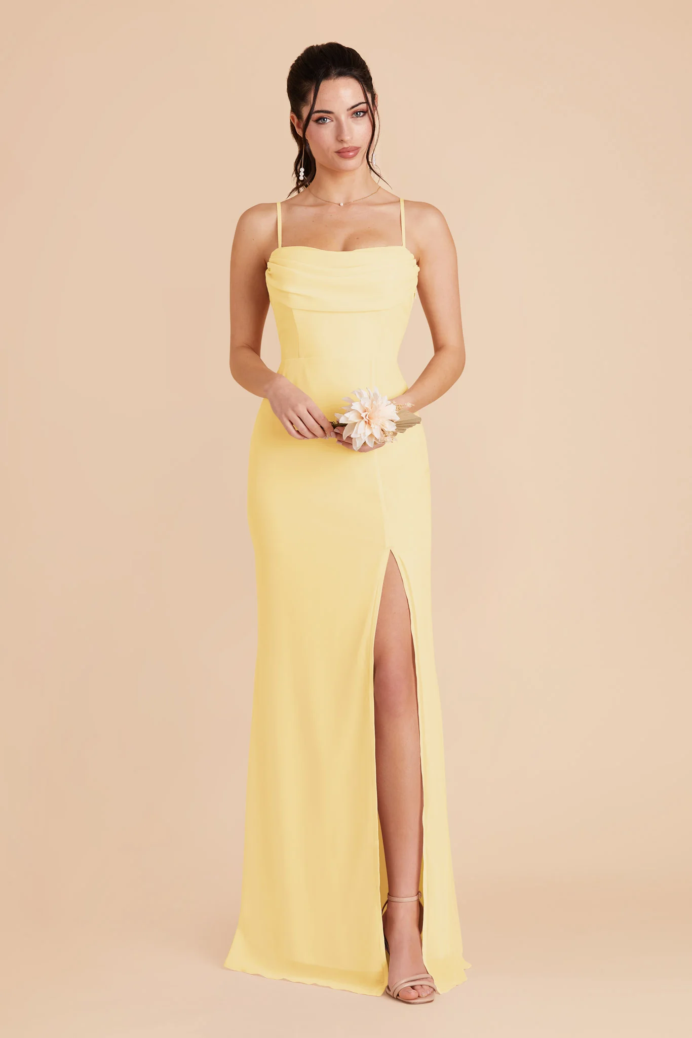 Chiffon Lemon Sorbet Dress - XNAUWBI