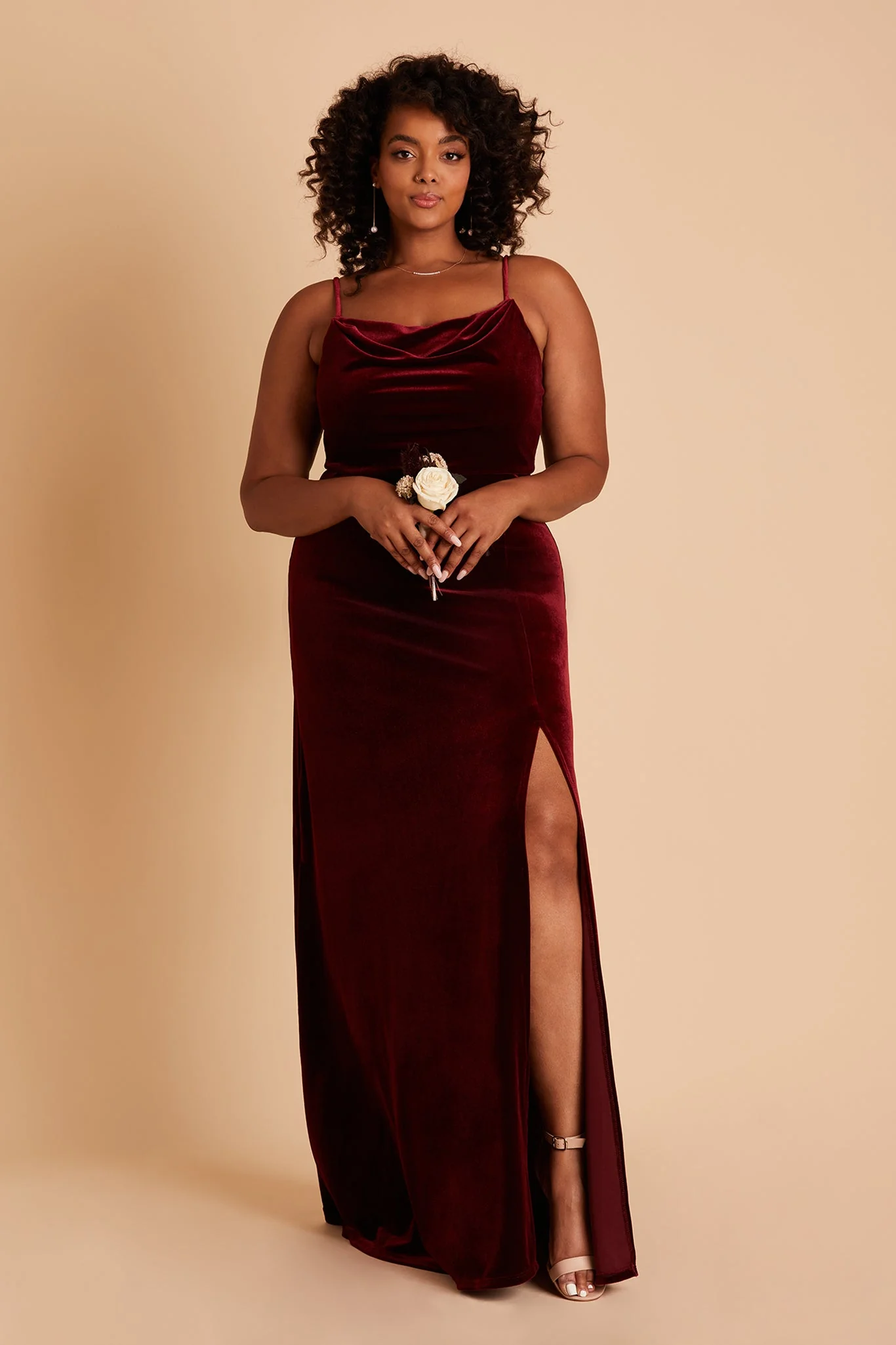 Velvet Cabernet Dress - XNAUWBI