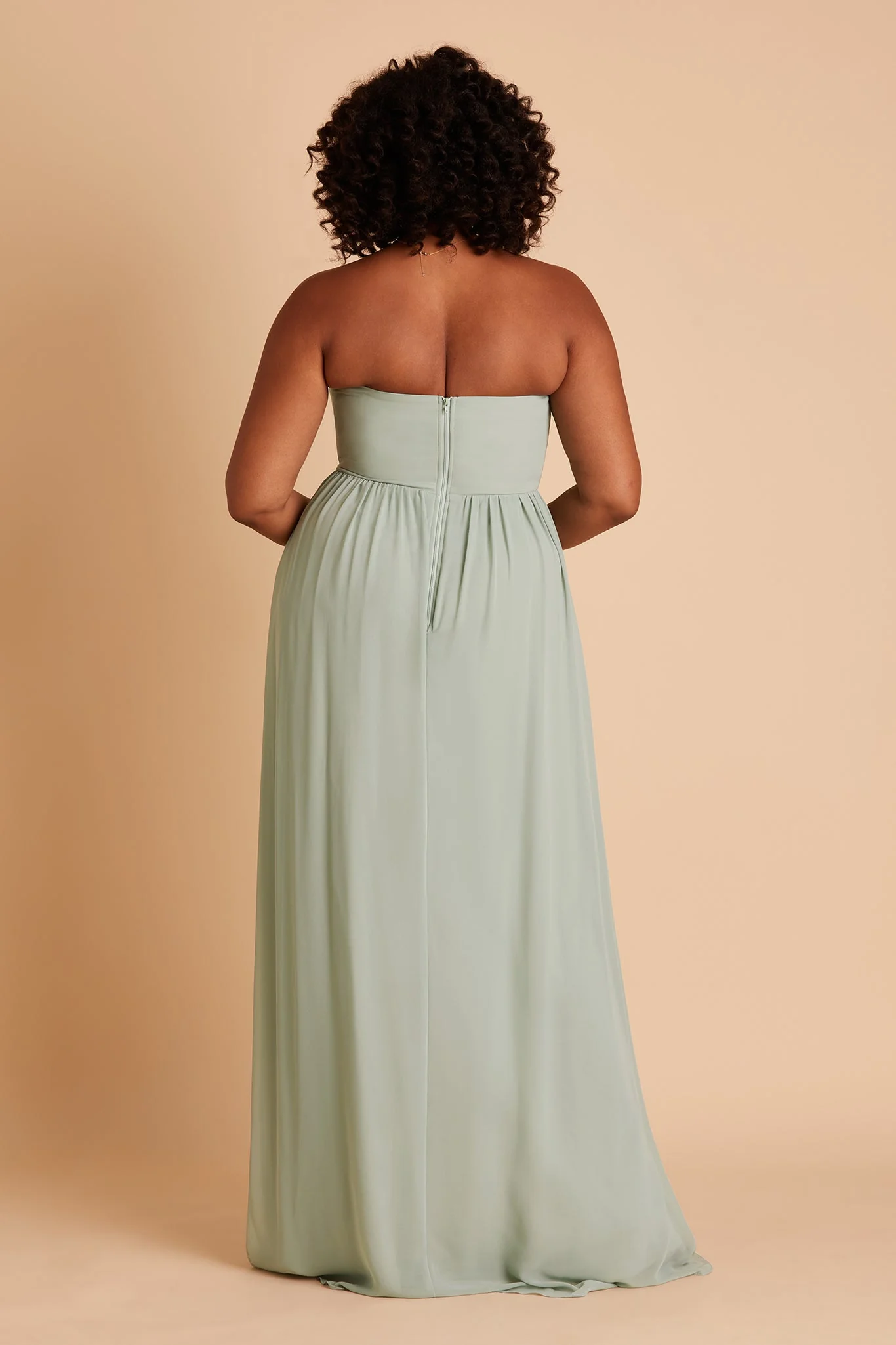 Chiffon Sage Dress - XNAUWBI