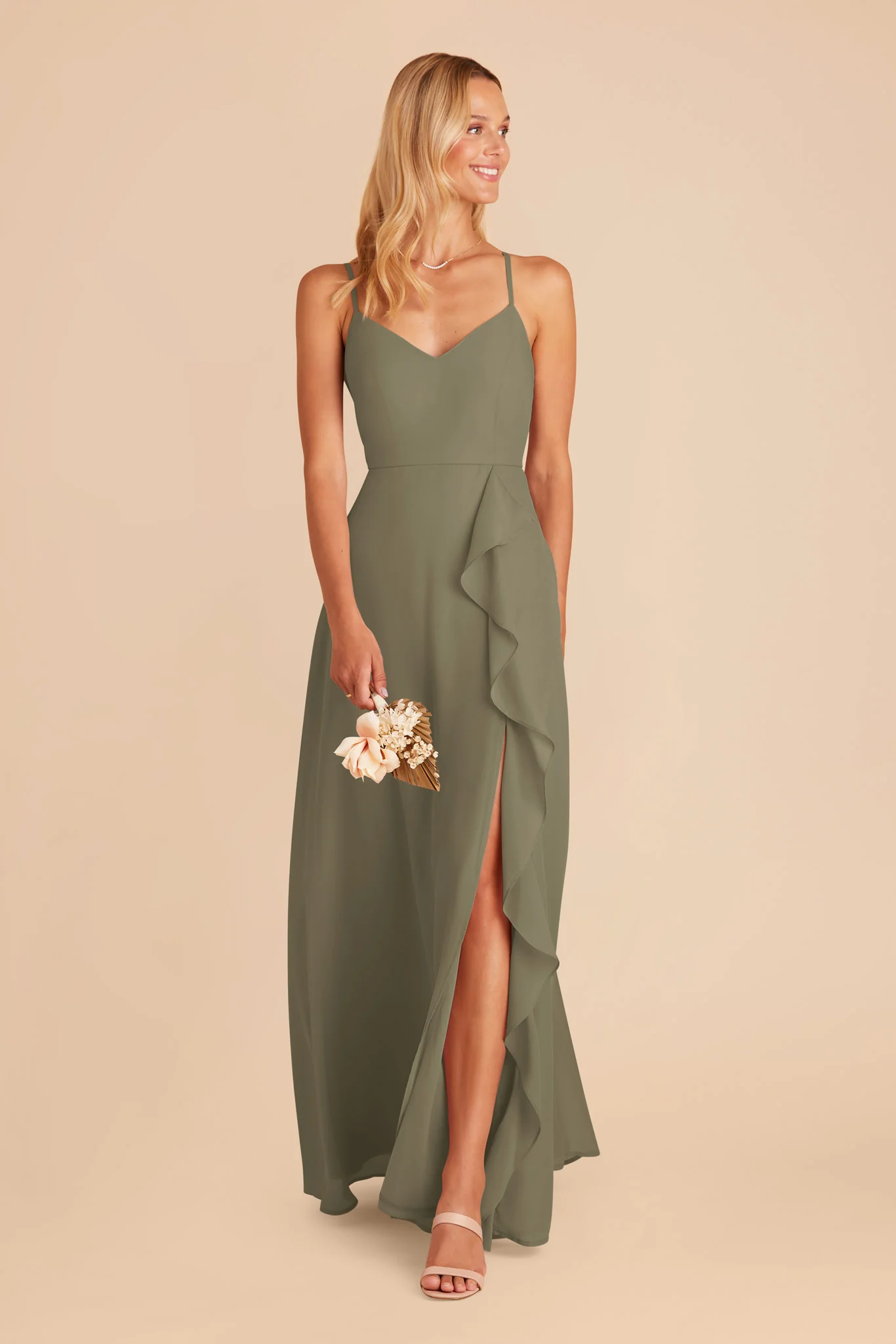 Chiffon Thyme Dress - XNAUWBI