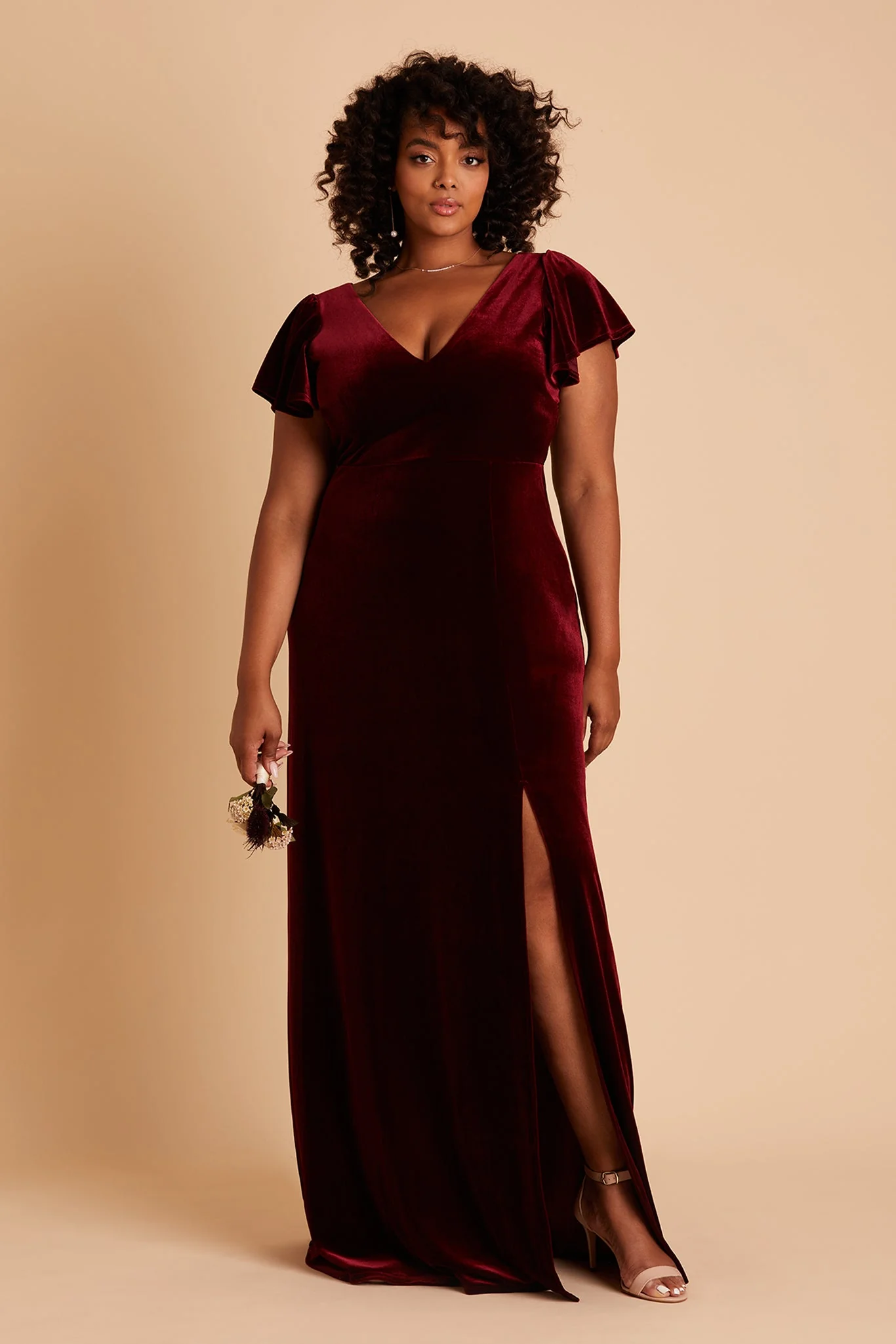 Velvet Cabernet Dress - XNAUWBI