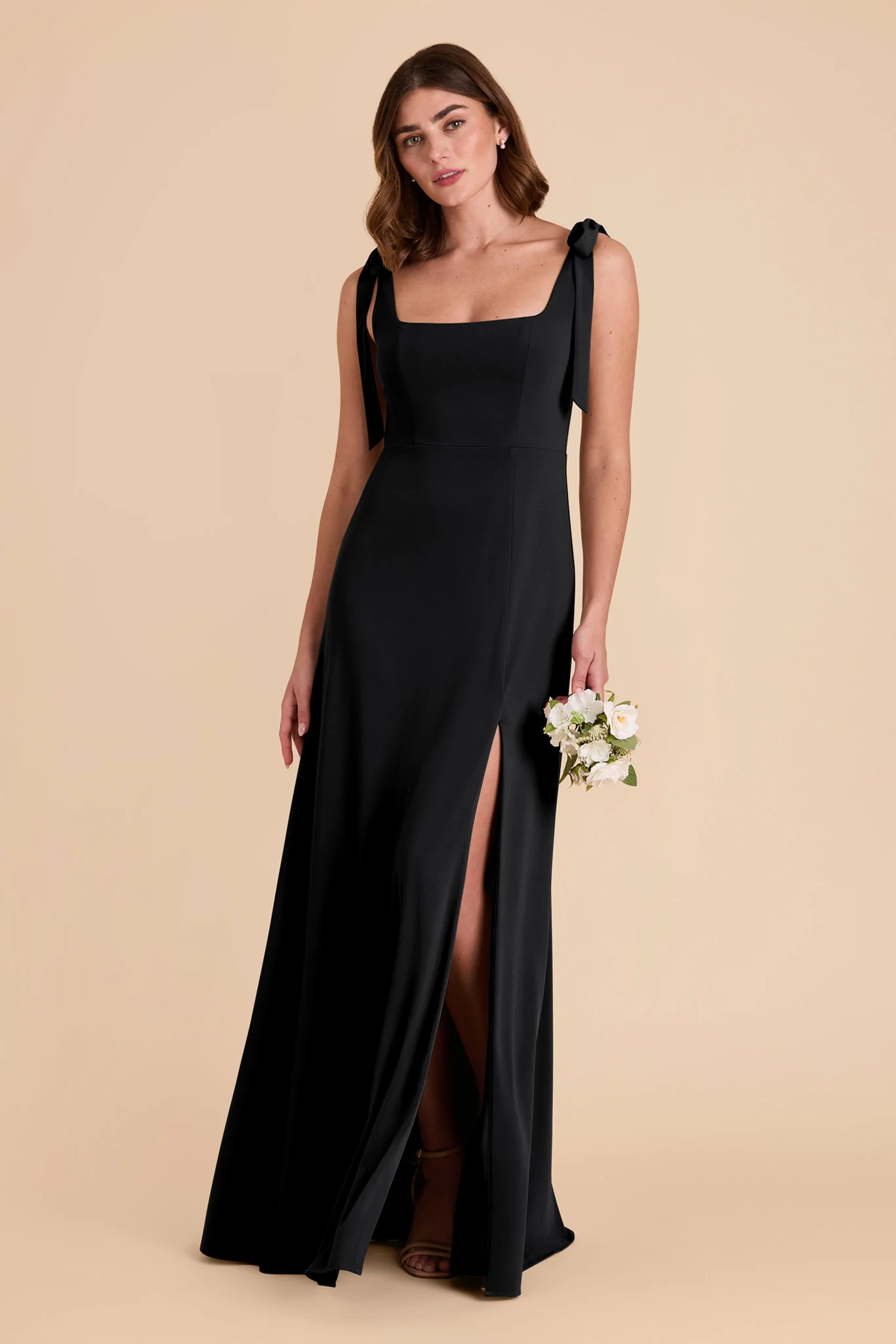 Luxe Knit Black Dress - XNAUWBI