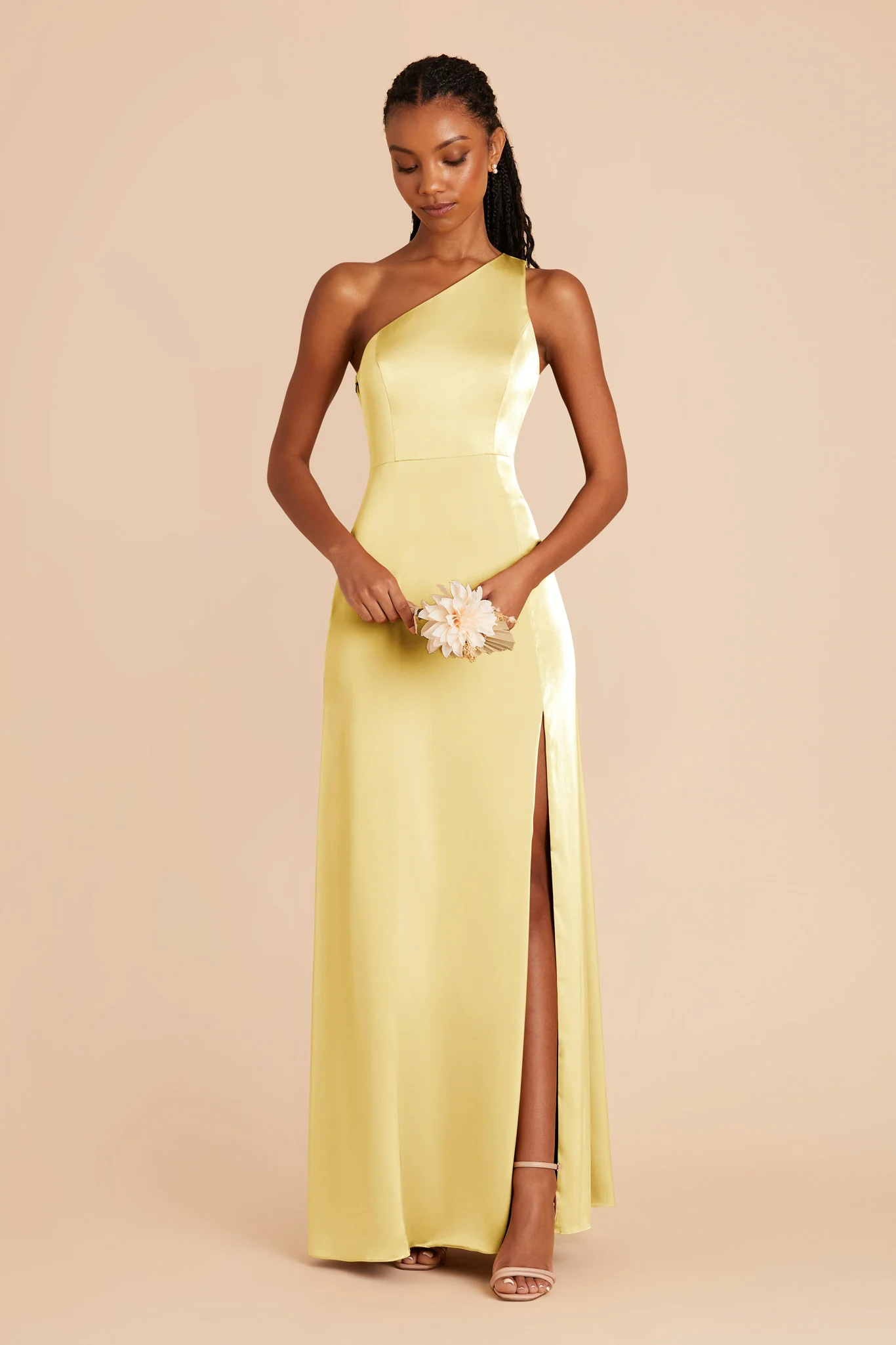 Matte Satin Lemon Sorbet Dress - XNAUWBI