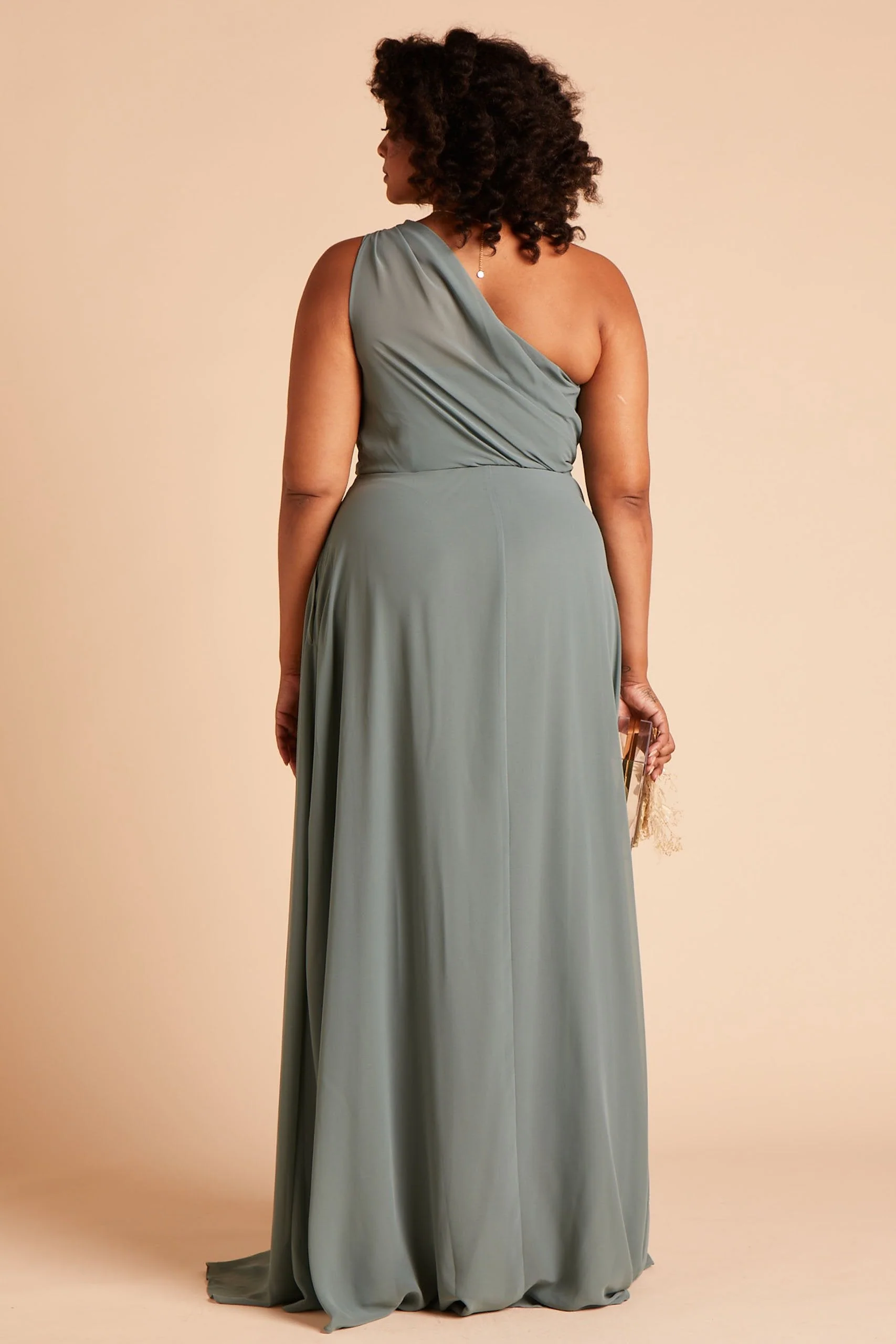 Chiffon Sea Glass Dress - XNAUWBI