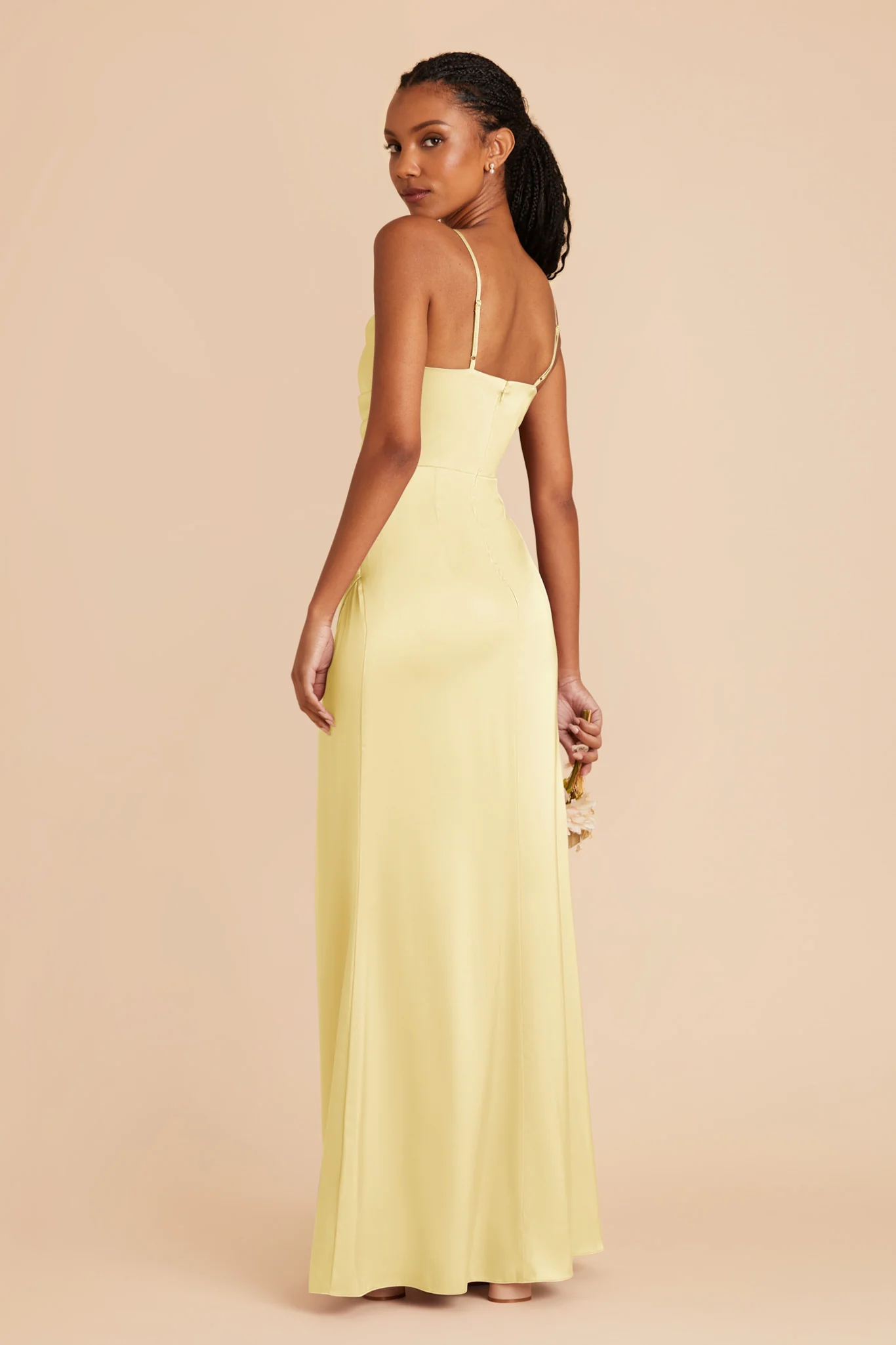 Matte Satin Lemon Sorbet Dress - XNAUWBI
