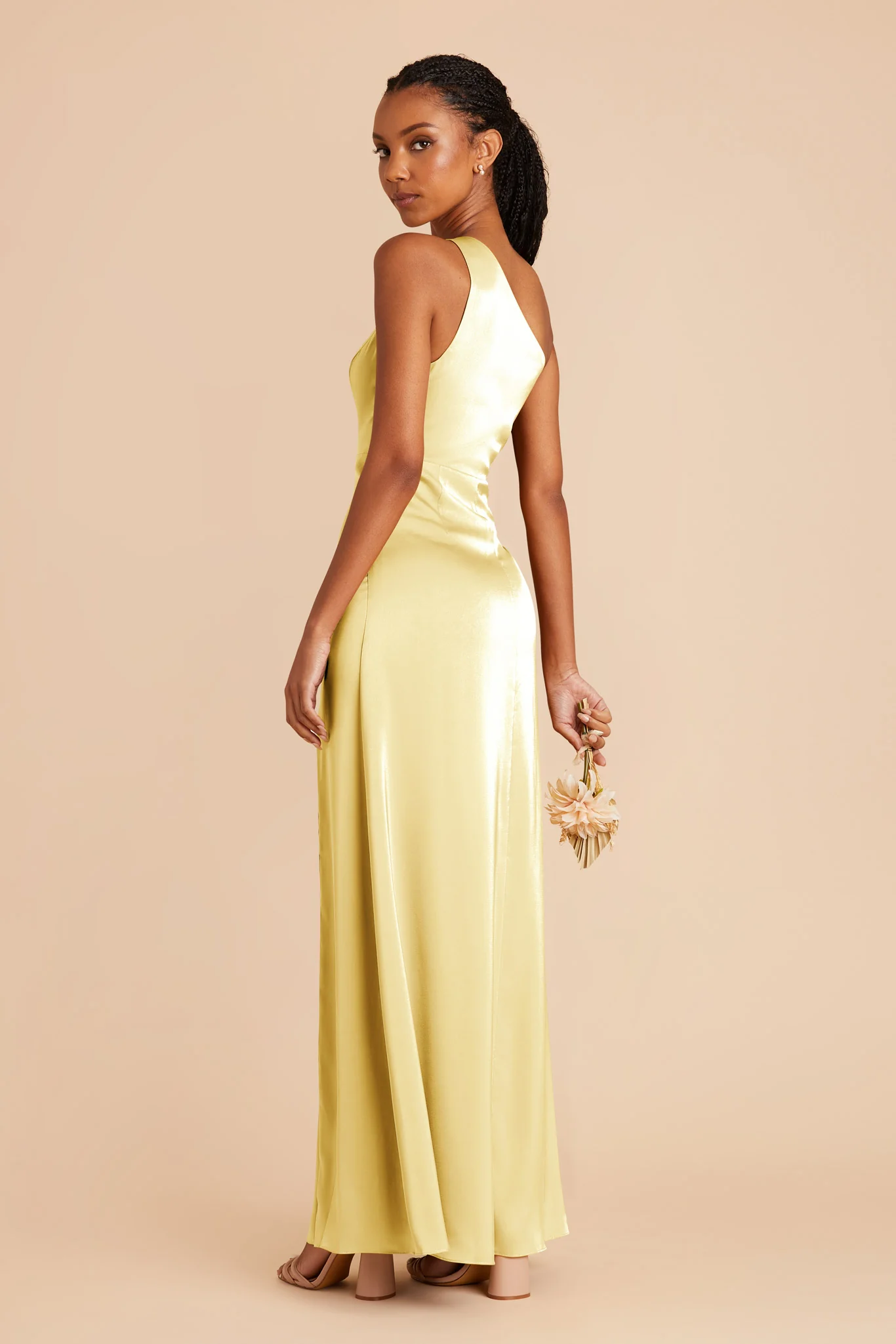 Matte Satin Lemon Sorbet Dress - XNAUWBI
