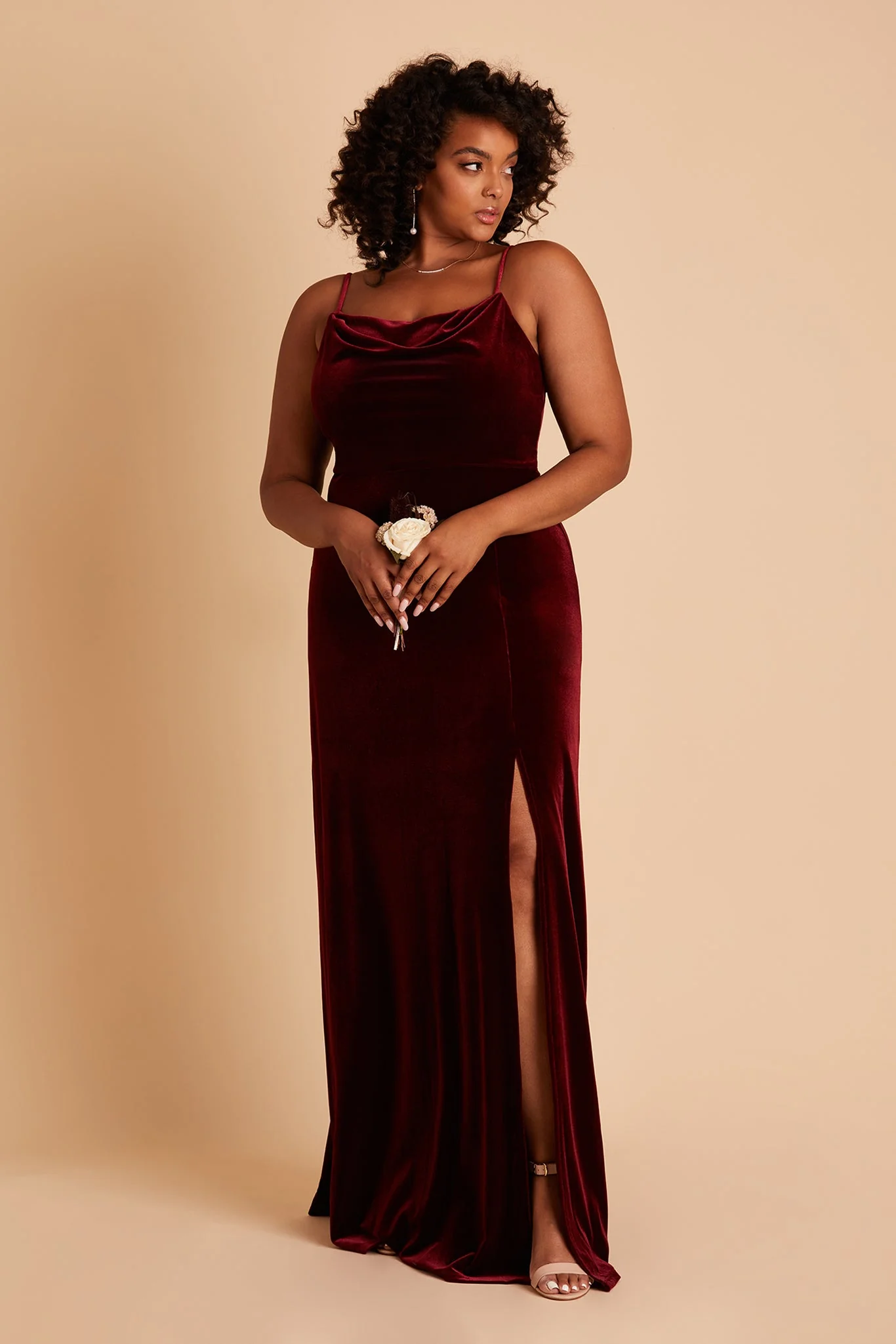 Velvet Cabernet Dress - XNAUWBI