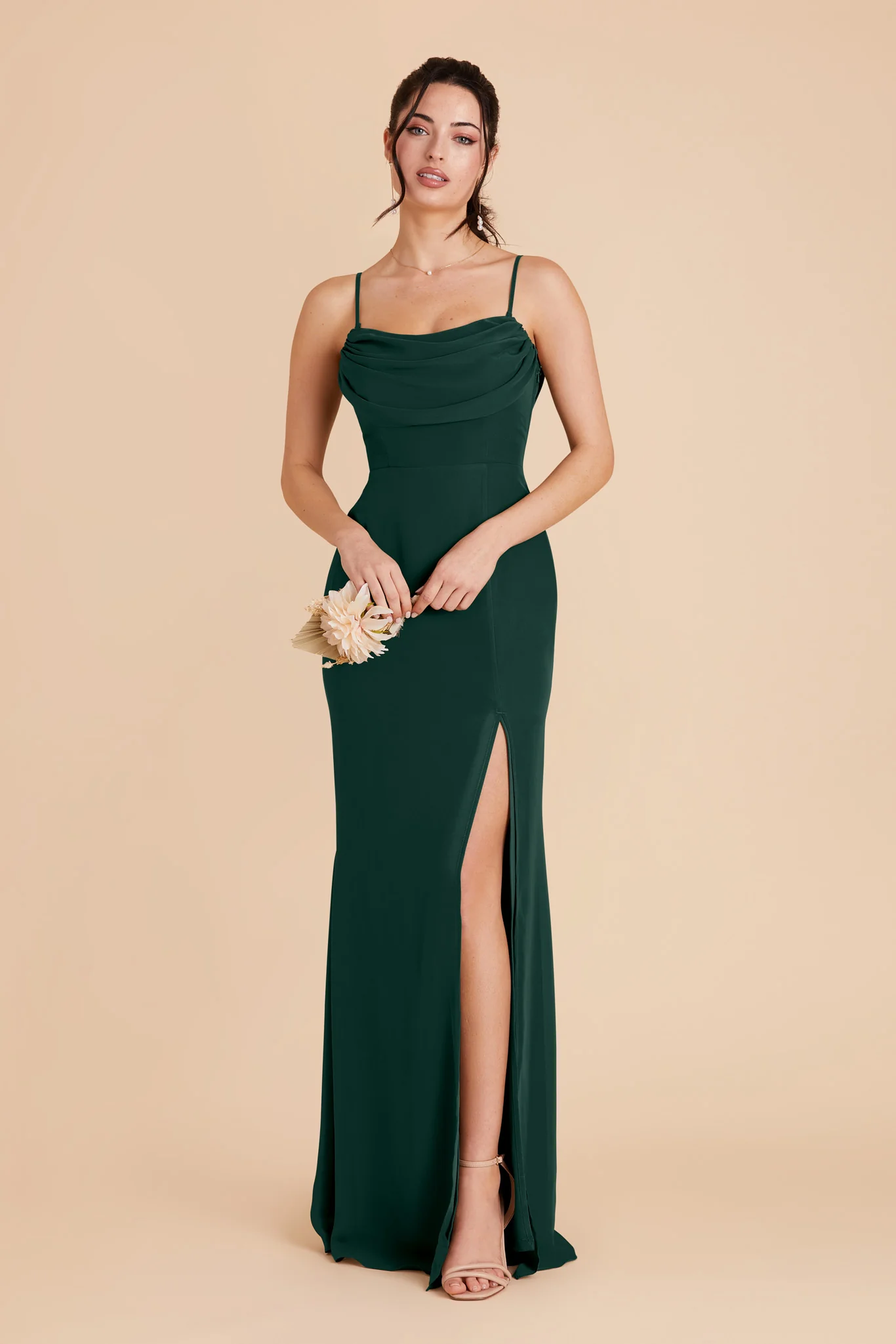 Chiffon Emerald Dress - XNAUWBI