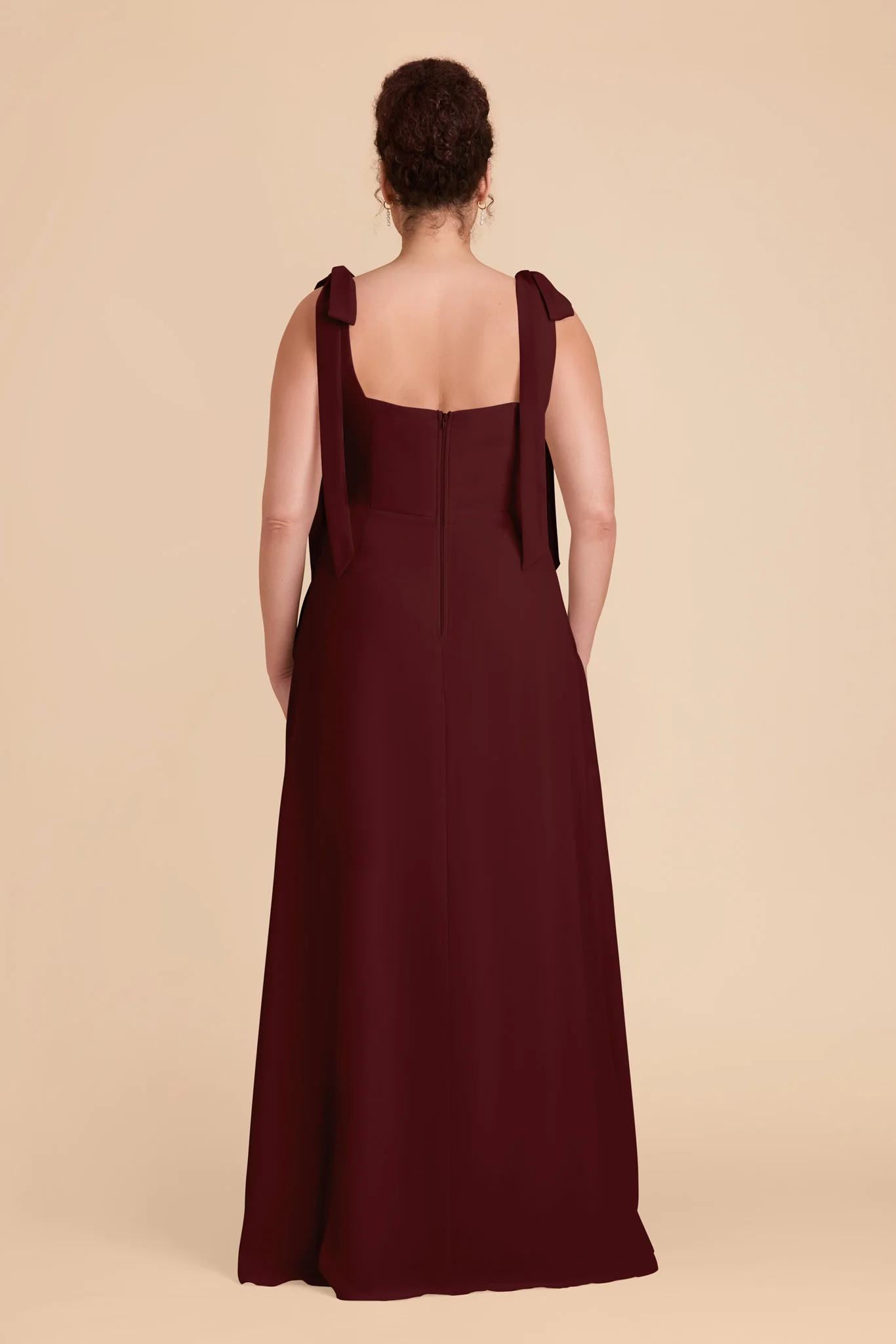 Chiffon Cabernet Dress - XNAUWBI