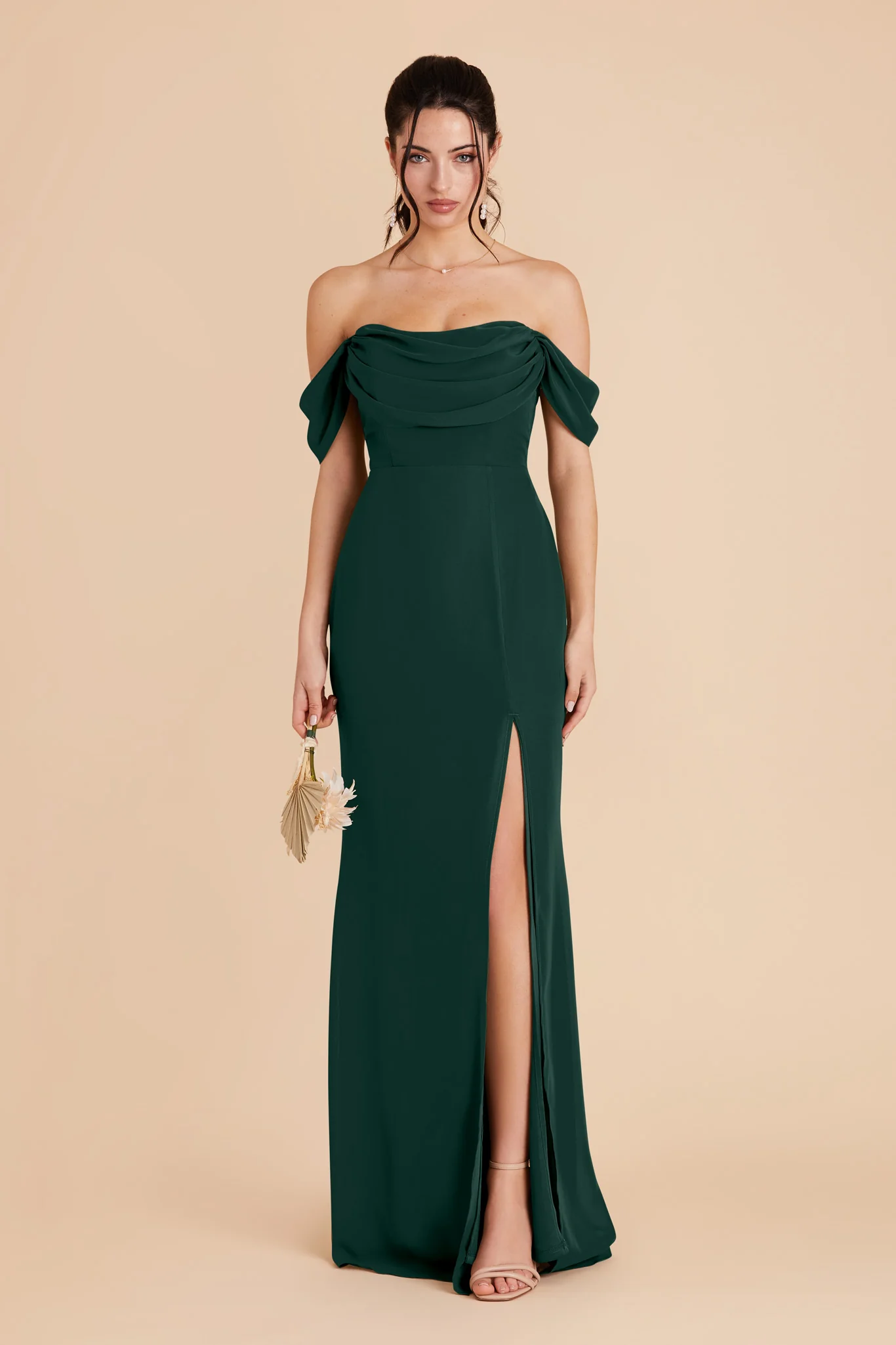 Chiffon Emerald Dress - XNAUWBI