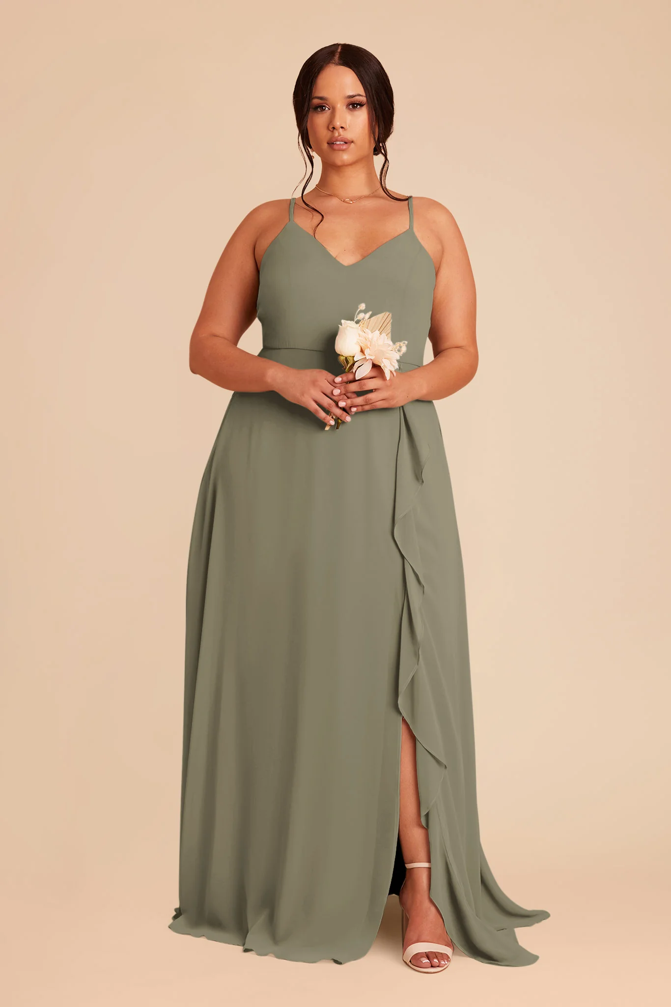 Chiffon Thyme Dress - XNAUWBI