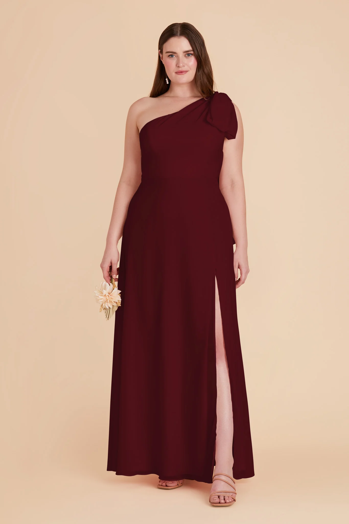 Chiffon Cabernet Dress - XNAUWBI