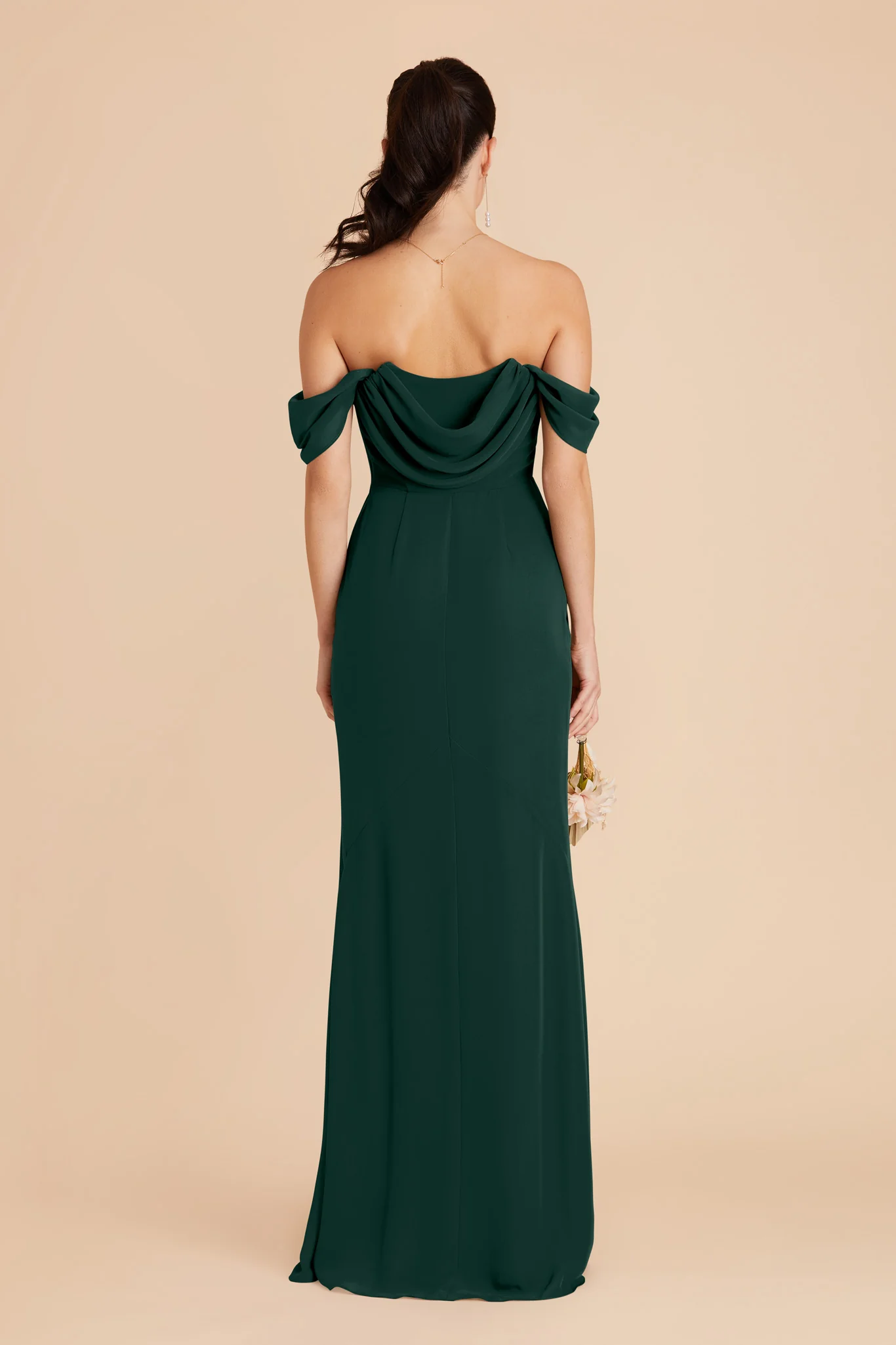 Chiffon Emerald Dress - XNAUWBI