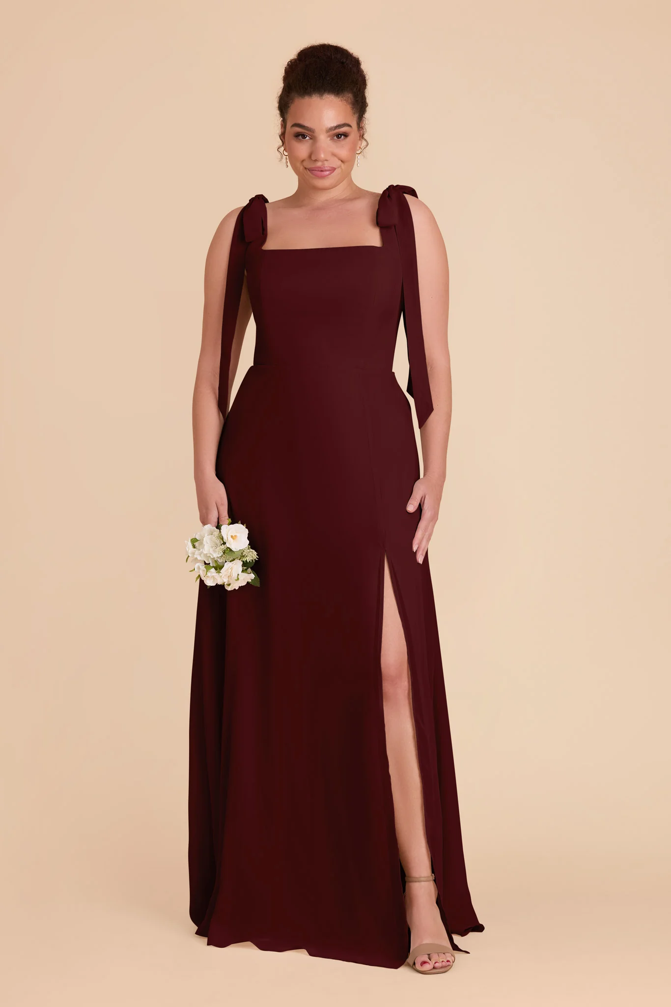 Chiffon Cabernet Dress - XNAUWBI