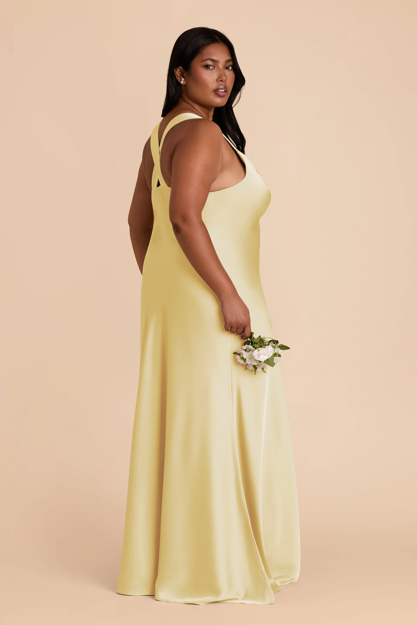 Matte Satin Lemon Sorbet Dress - XNAUWBI