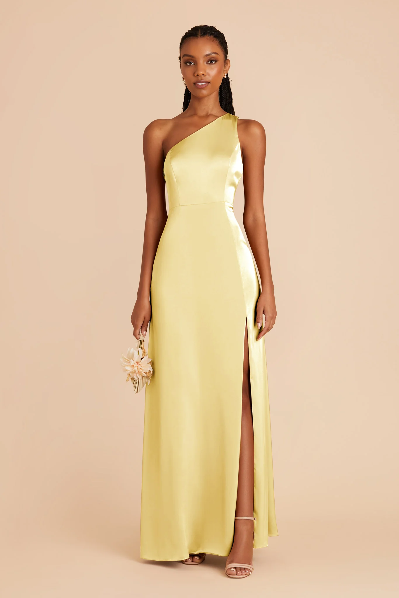 Matte Satin Lemon Sorbet Dress - XNAUWBI