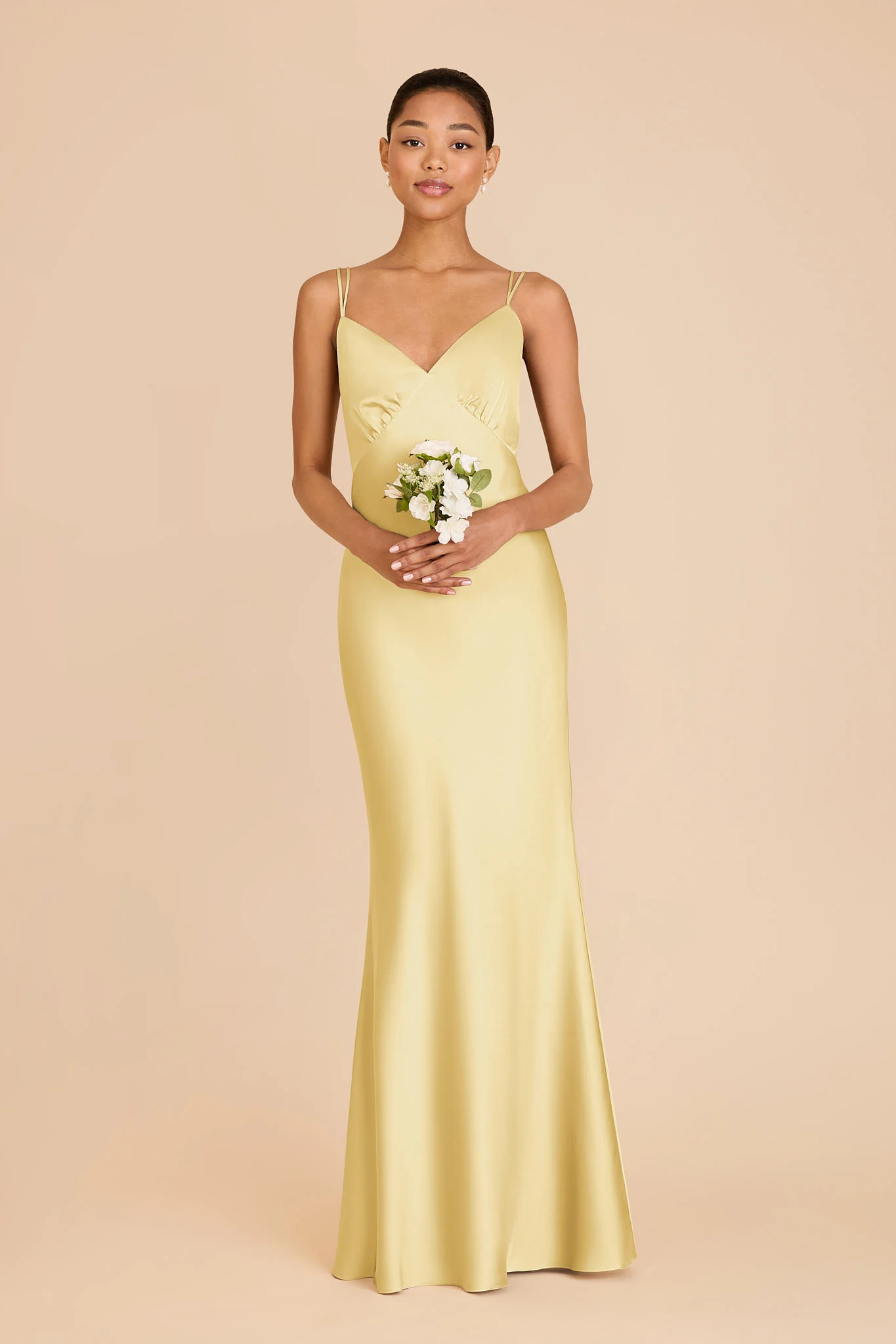 Matte Satin Lemon Sorbet Dress - XNAUWBI
