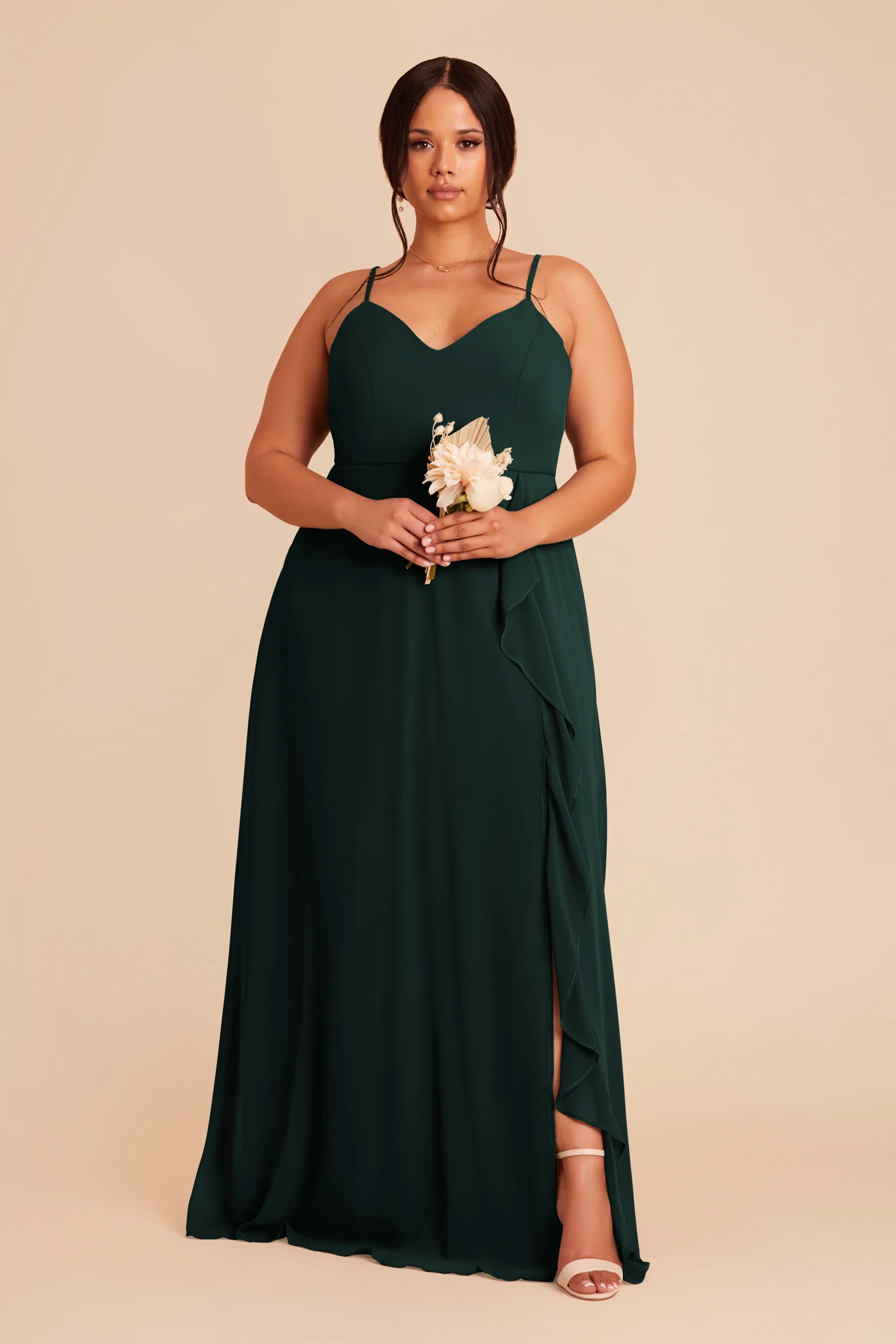 Chiffon Emerald Dress - XNAUWBI