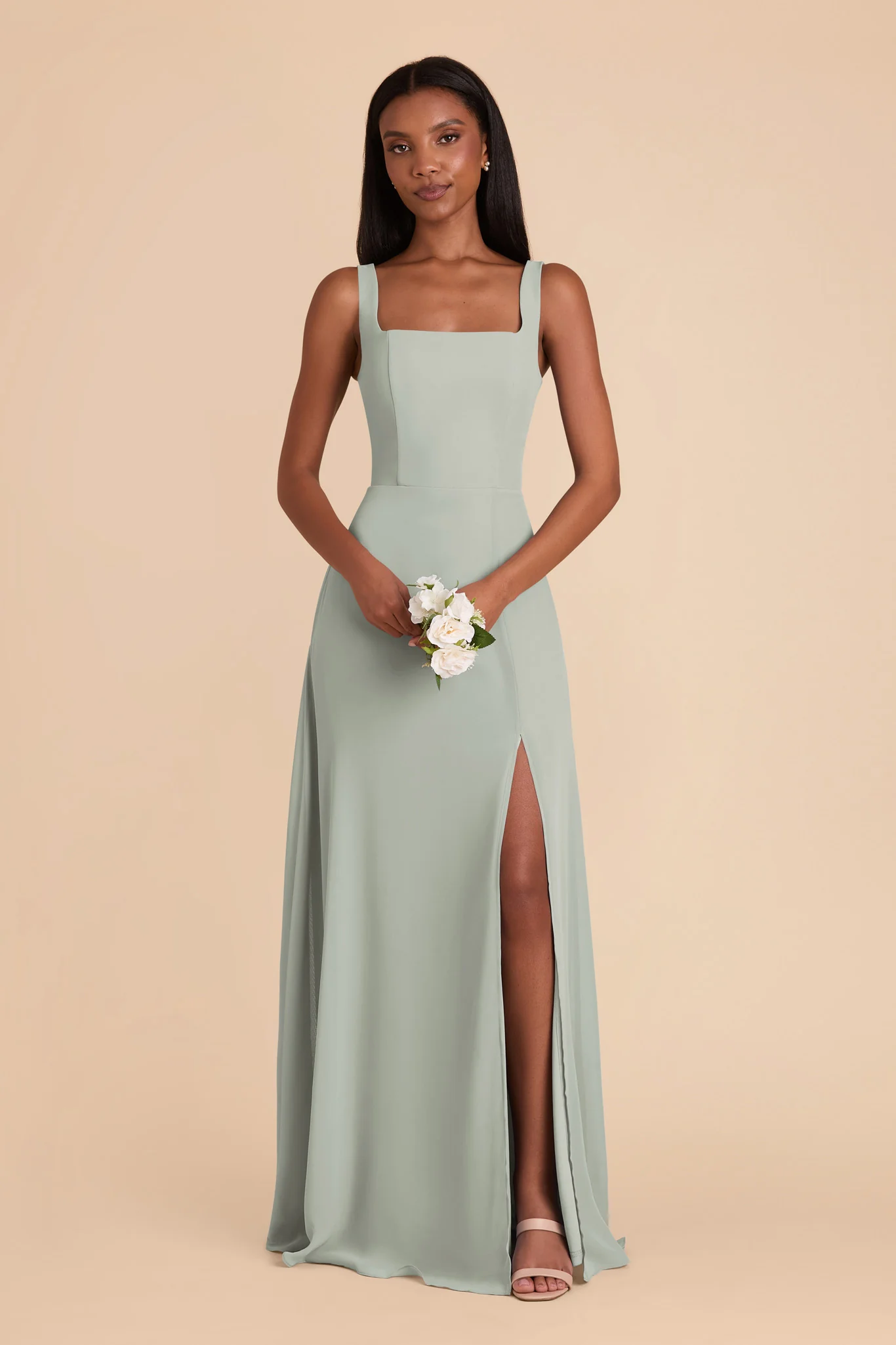 Chiffon Sage Dress - XNAUWBI
