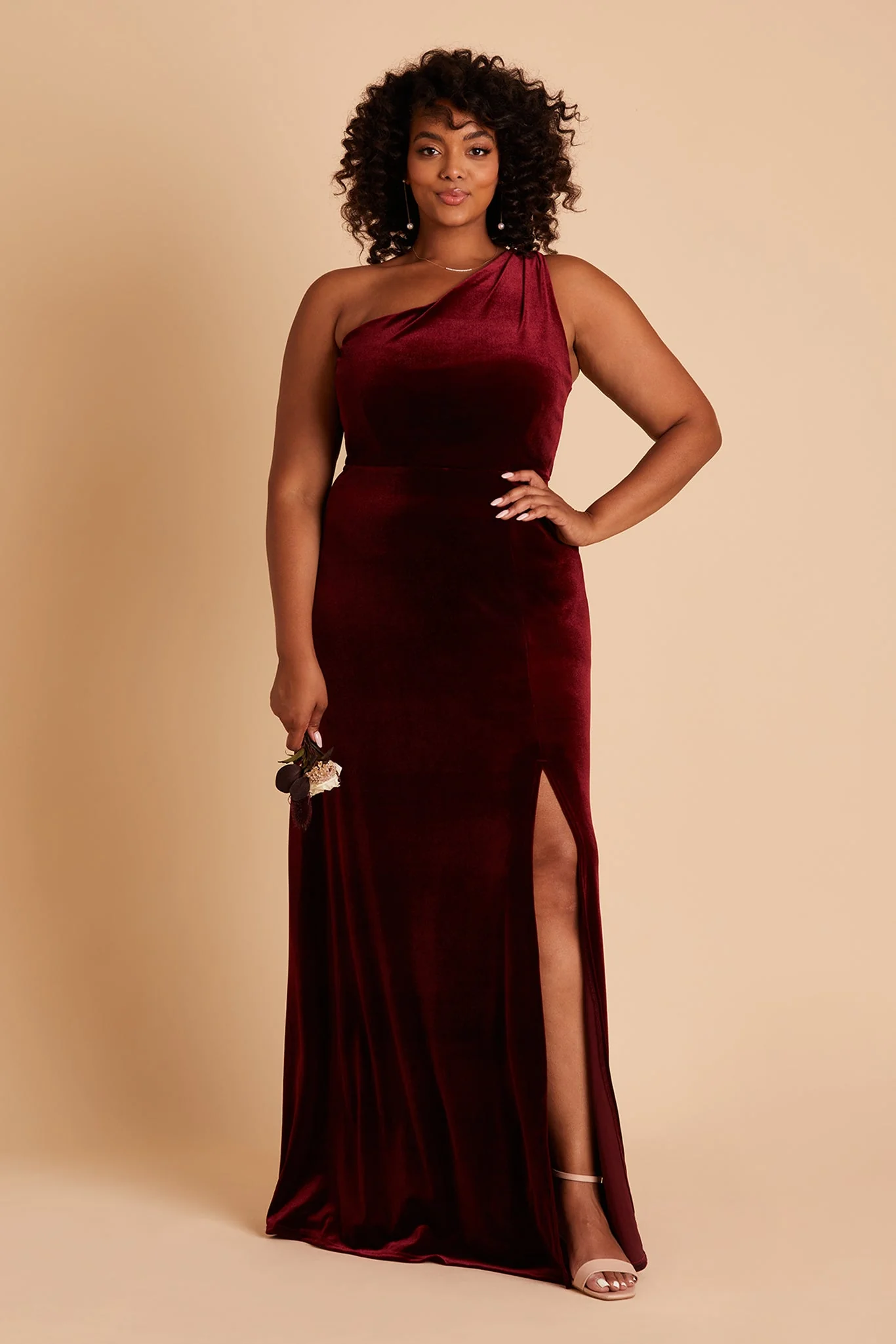 Velvet Cabernet Dress - XNAUWBI