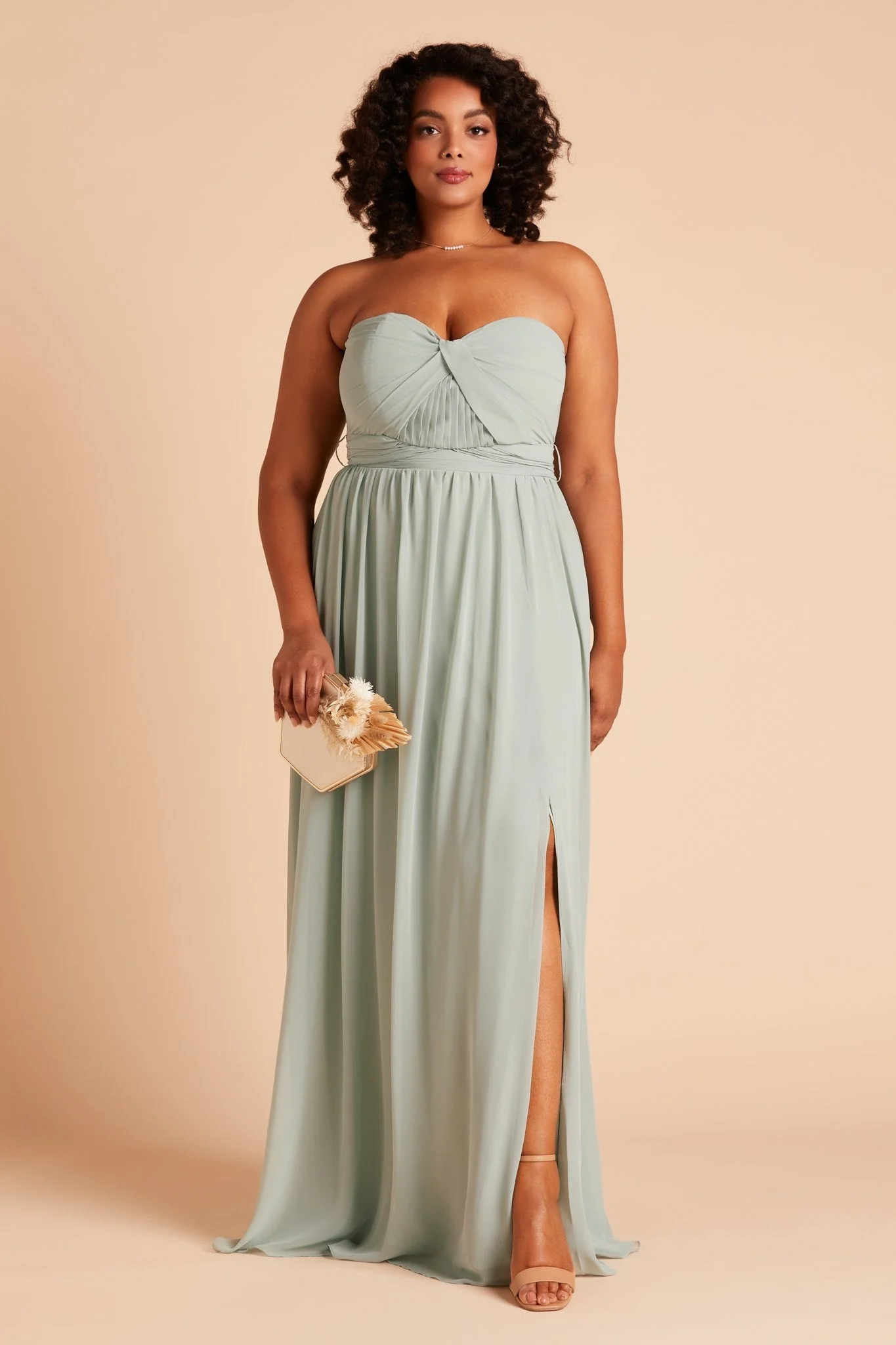 Chiffon Sage Dress - XNAUWBI