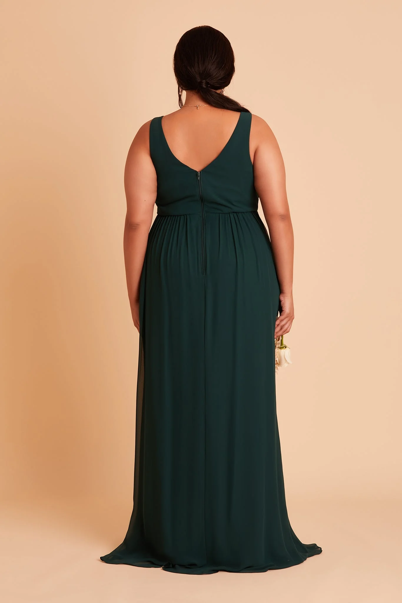 Chiffon Emerald Dress - XNAUWBI
