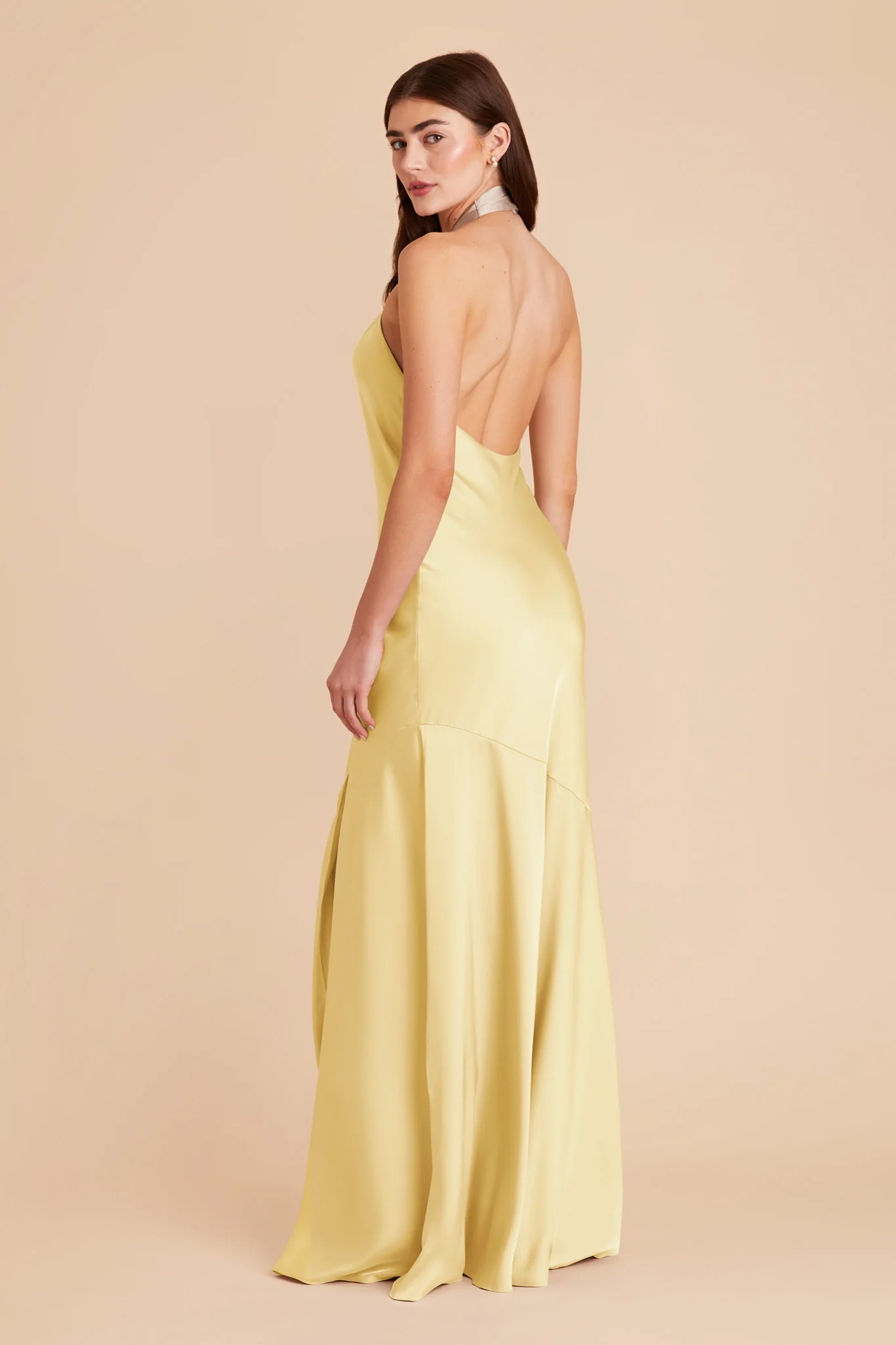 Matte Satin Lemon Sorbet Dress - XNAUWBI