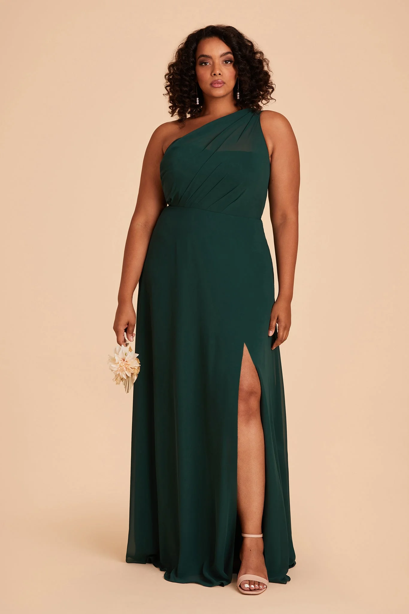 Chiffon Emerald Dress - XNAUWBI