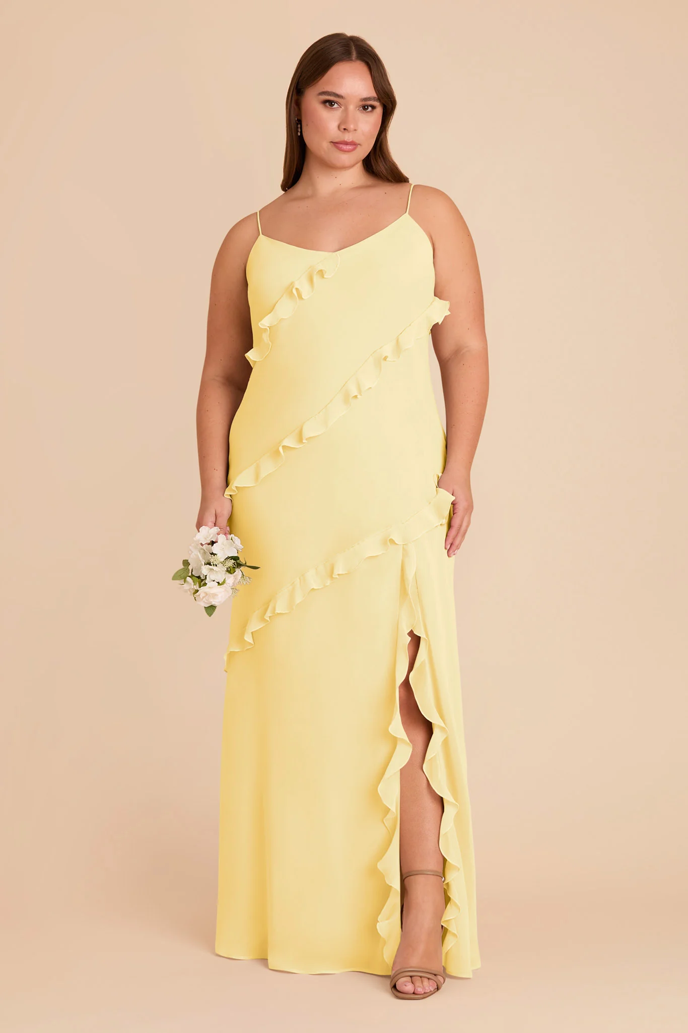 Chiffon Lemon Sorbet Dress - XNAUWBI
