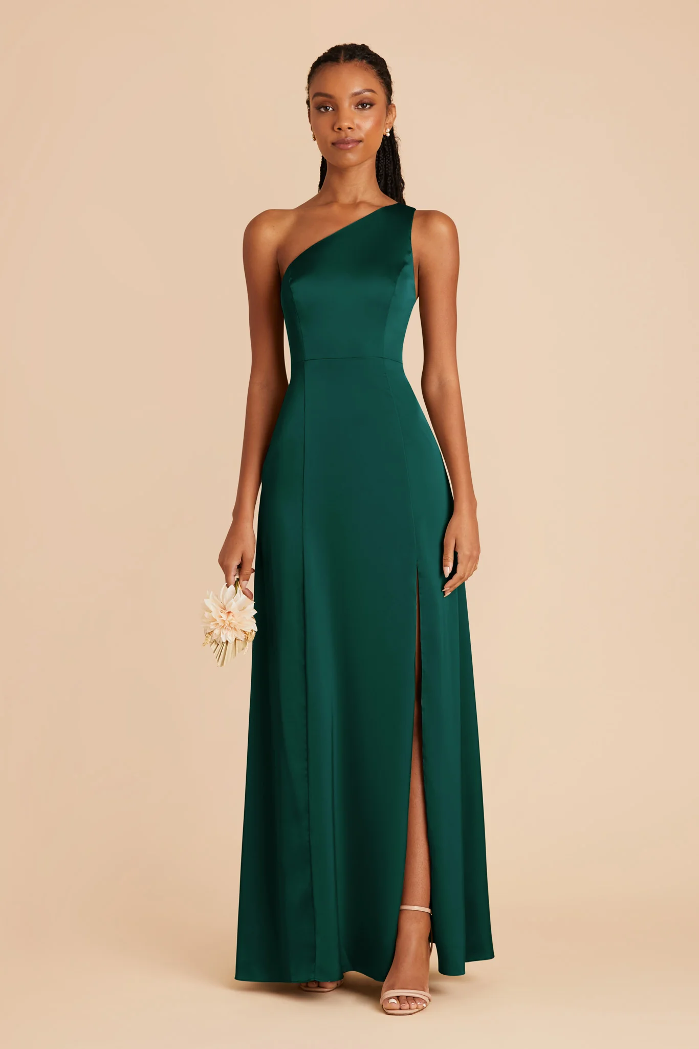 Matte Satin Emerald Dress - XNAUWBI