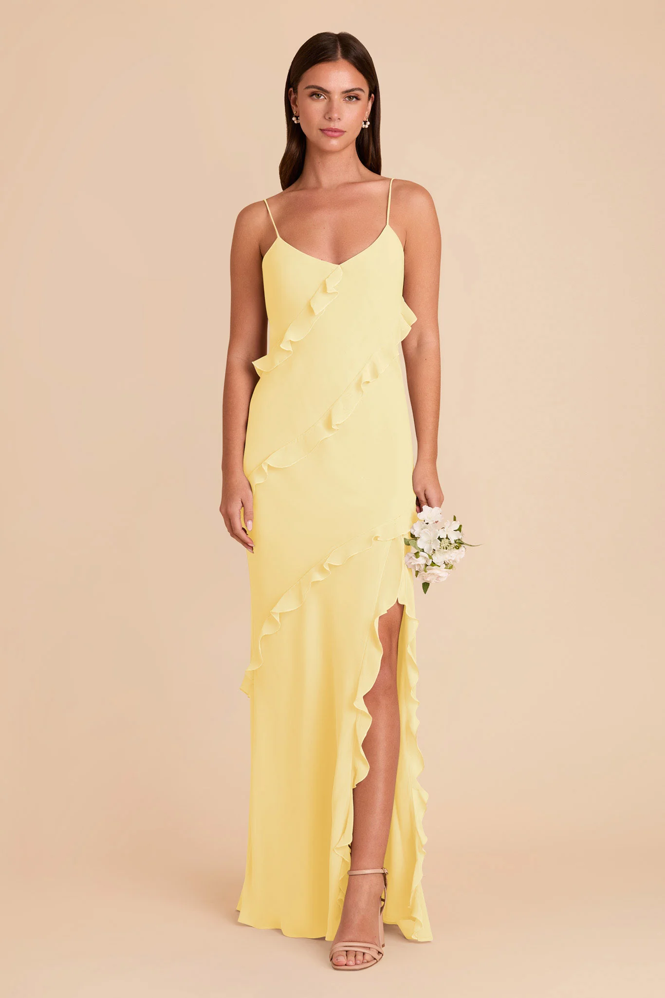 Chiffon Lemon Sorbet Dress - XNAUWBI