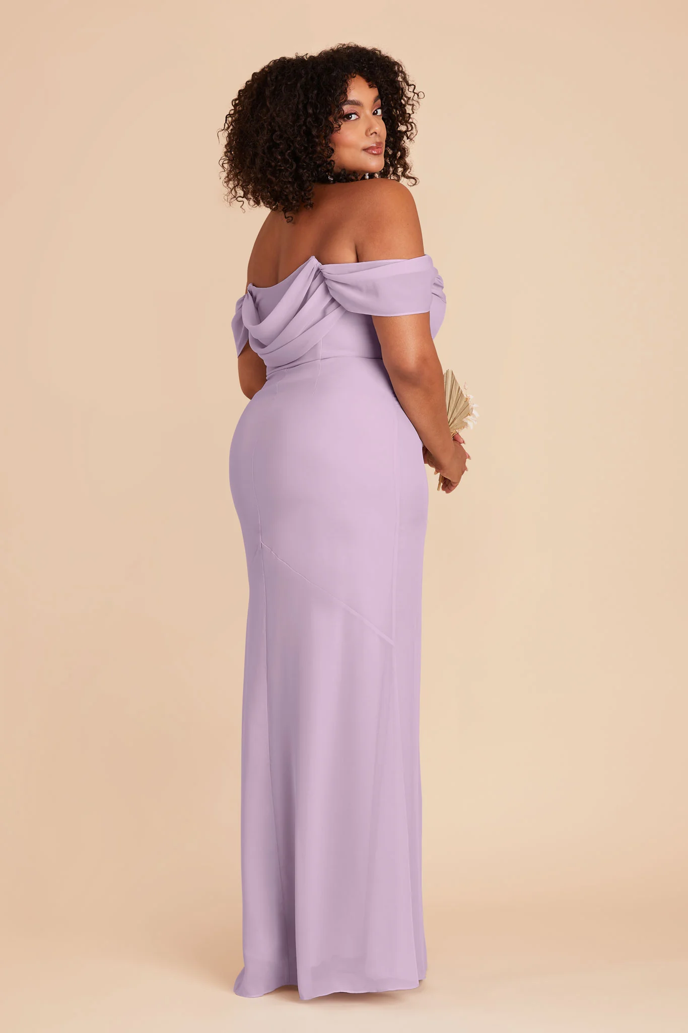 Chiffon Lavender Dress - XNAUWBI