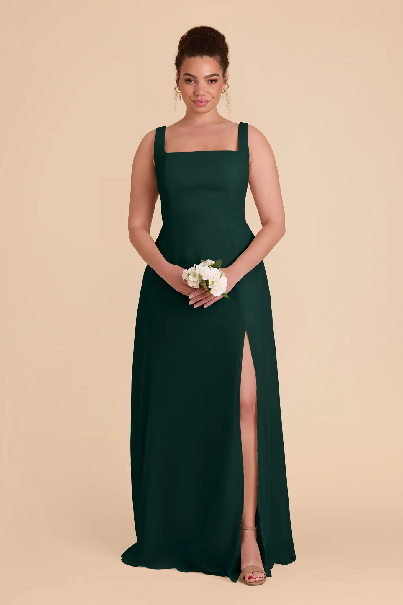 Chiffon Emerald Dress - XNAUWBI