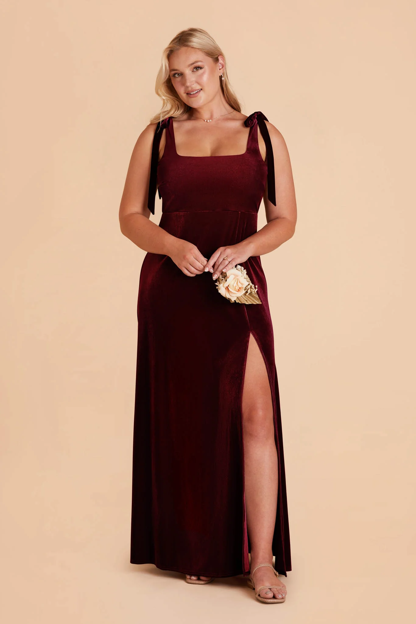 Velvet Cabernet Dress - XNAUWBI