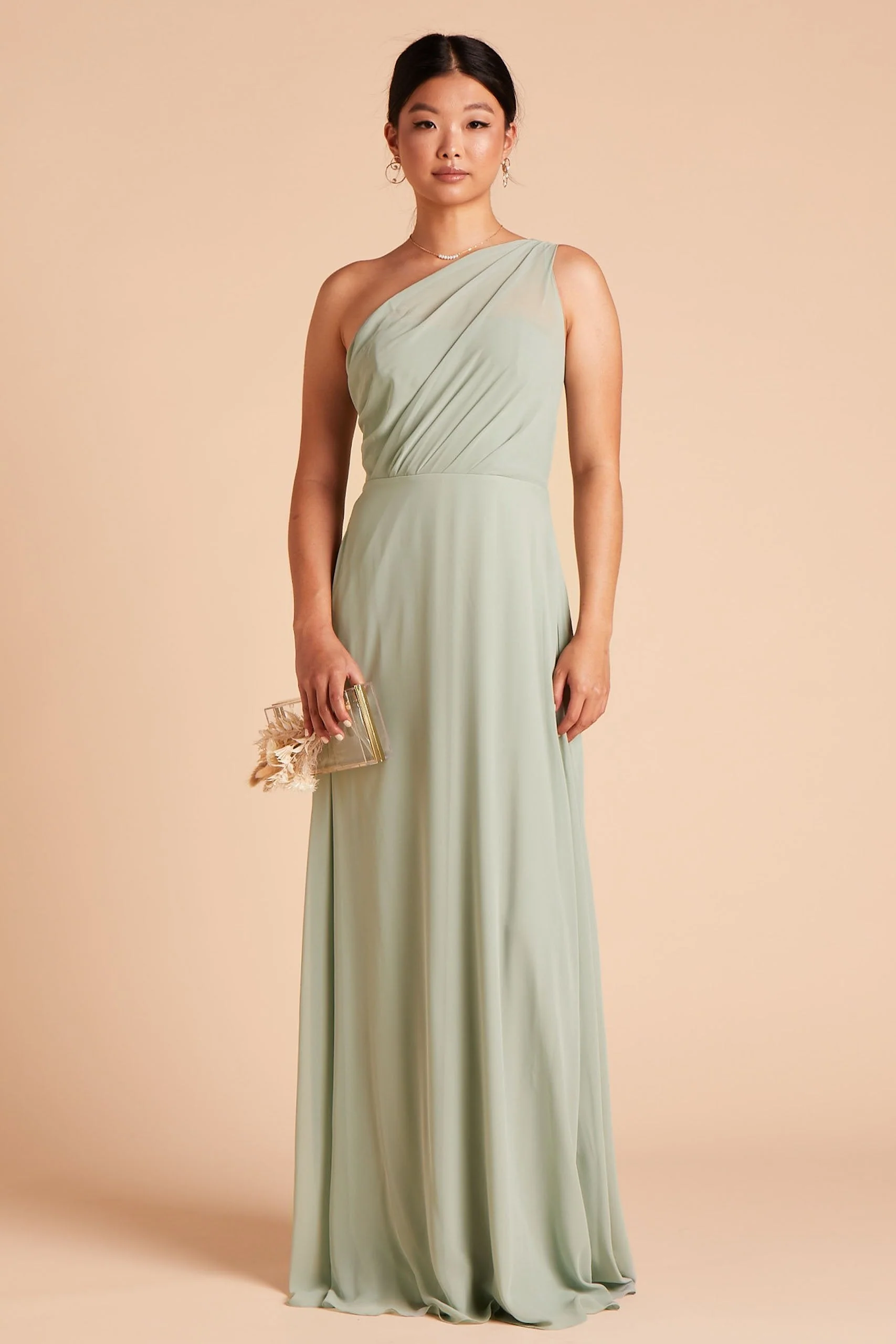 Chiffon Sage Dress - XNAUWBI