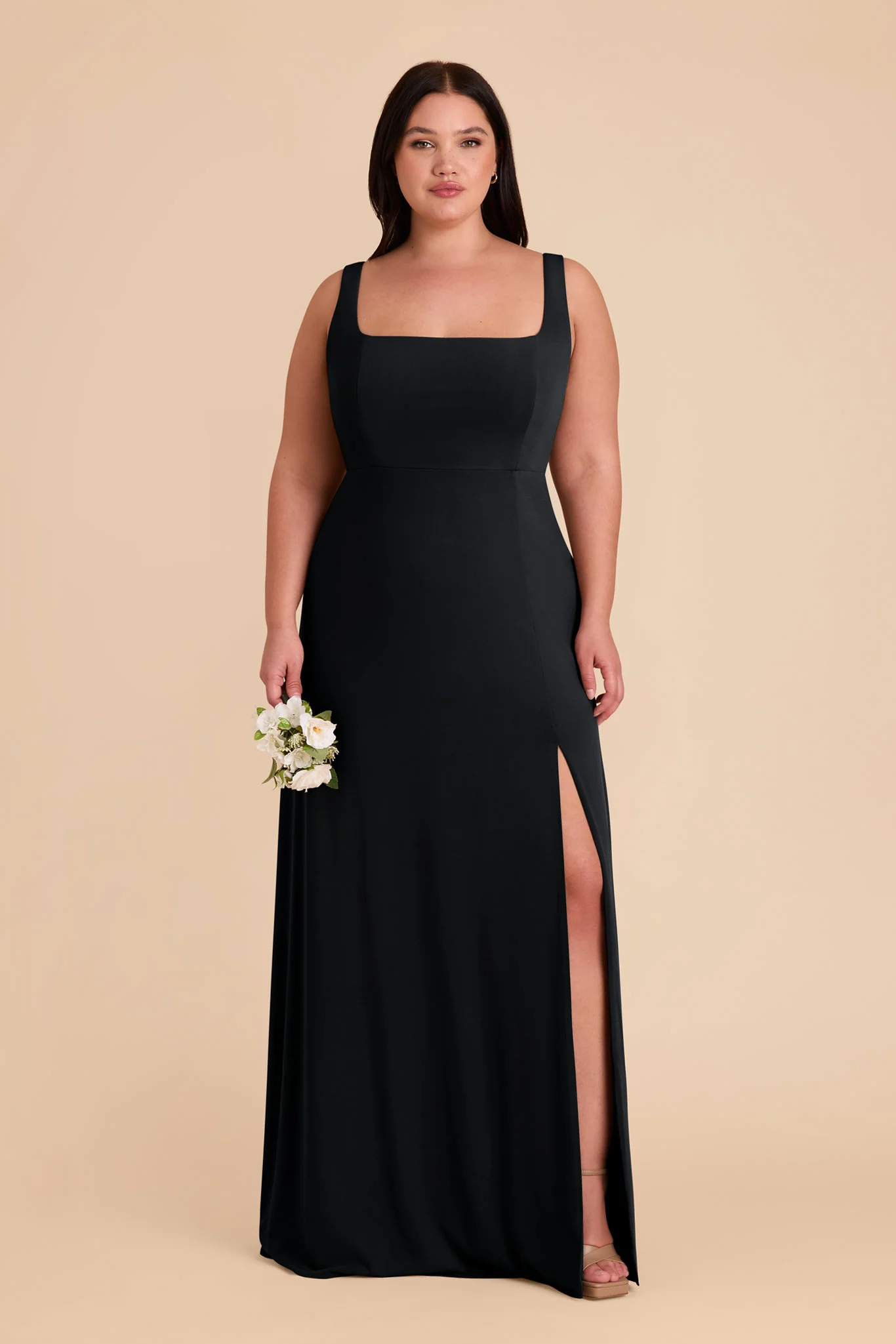 Luxe Knit Black Dress - XNAUWBI