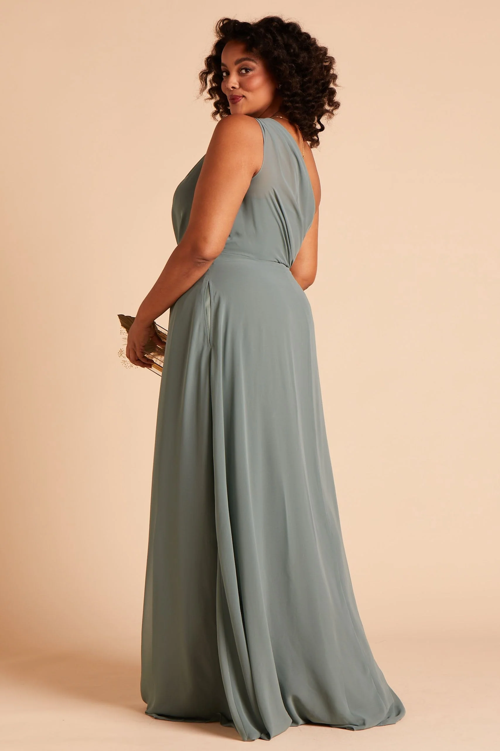 Chiffon Sea Glass Dress - XNAUWBI
