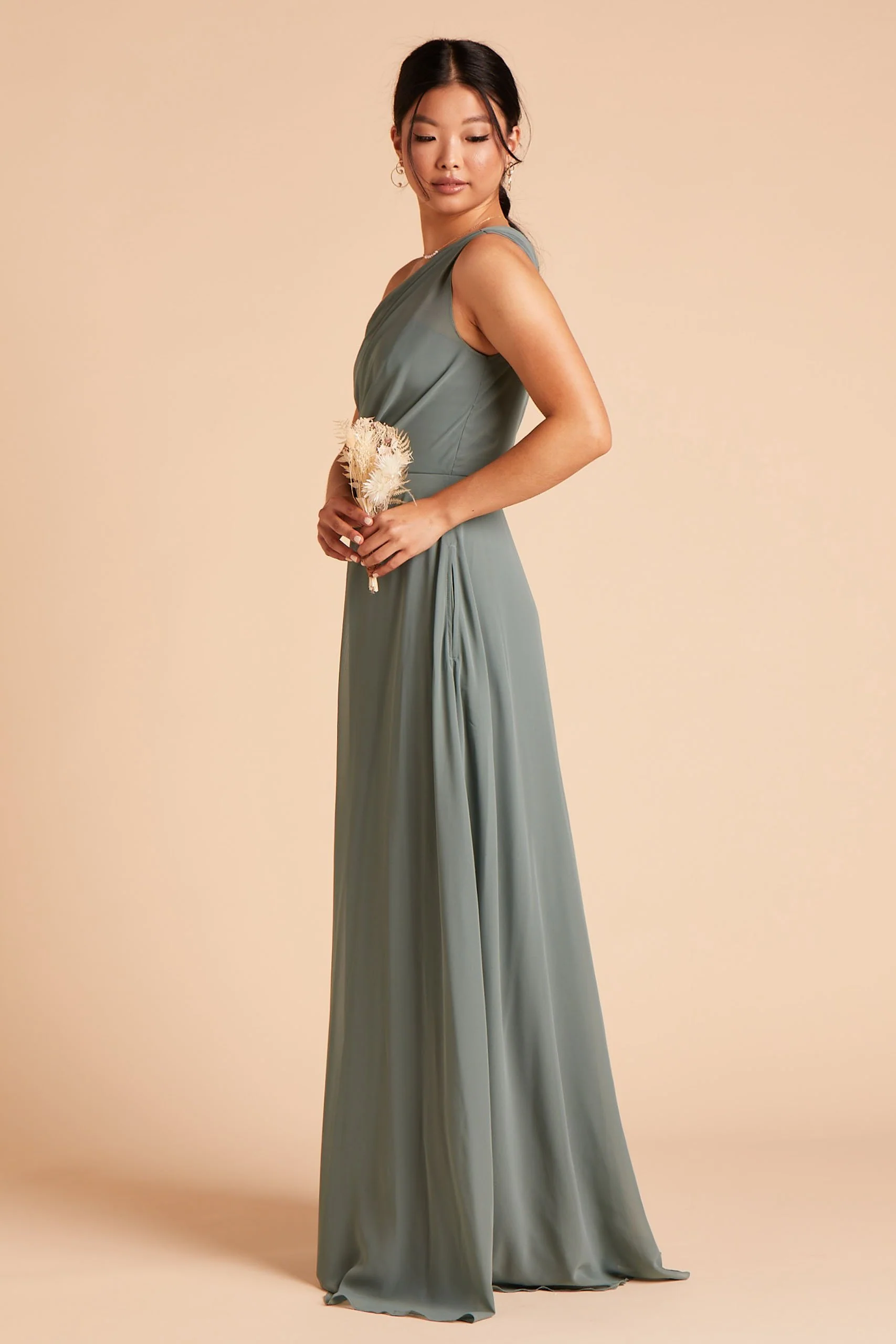 Chiffon Sea Glass Dress - XNAUWBI