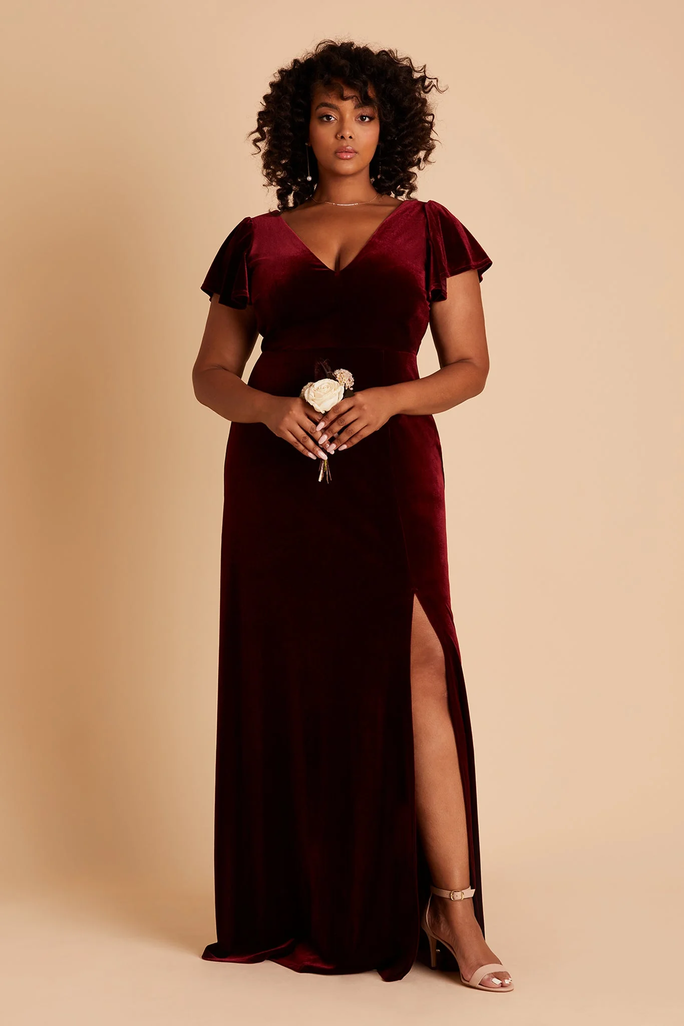 Velvet Cabernet Dress - XNAUWBI