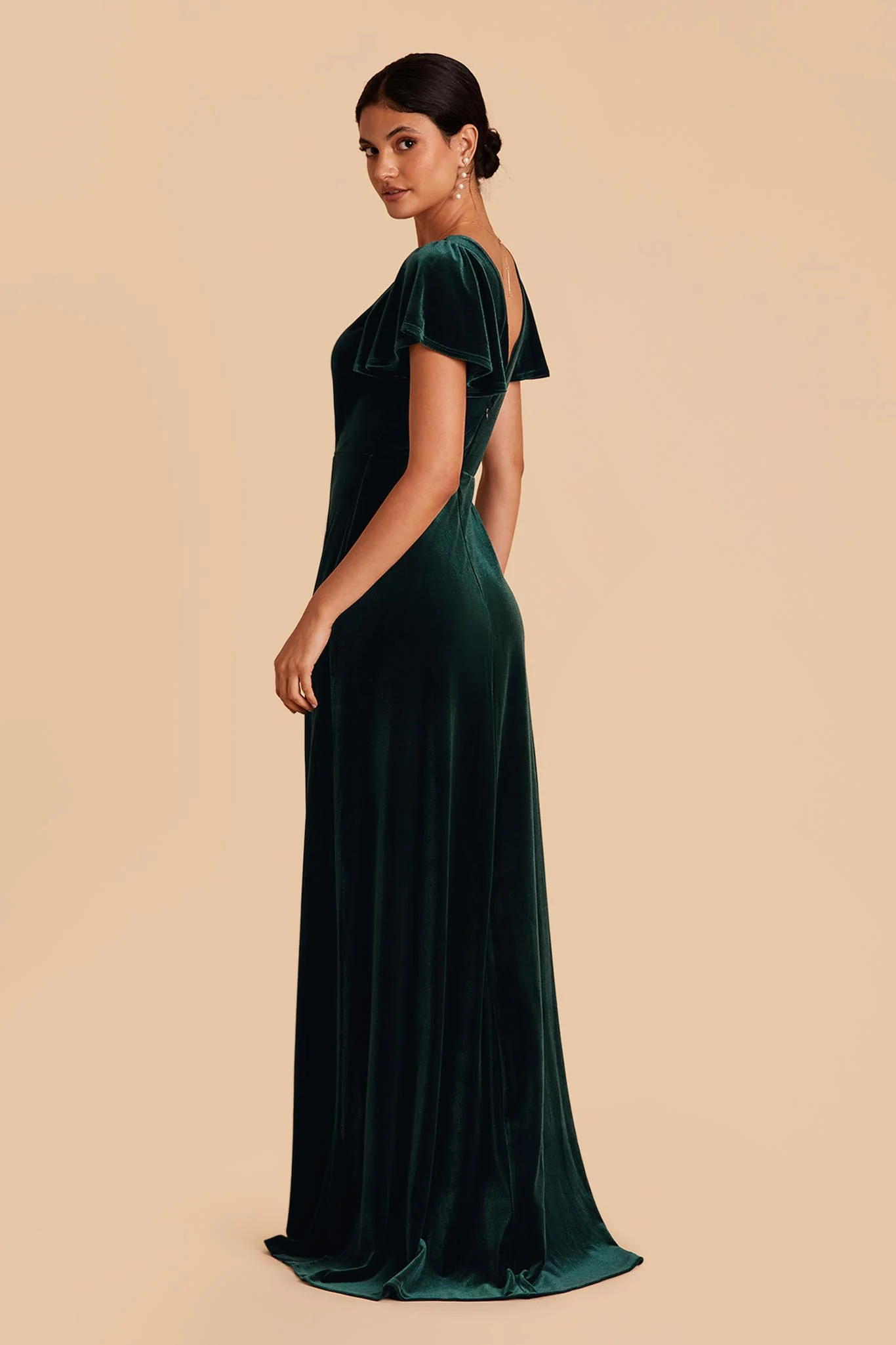 Velvet Emerald Dress - XNAUWBI