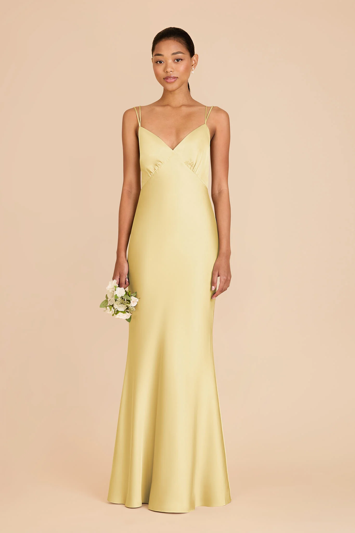 Matte Satin Lemon Sorbet Dress - XNAUWBI