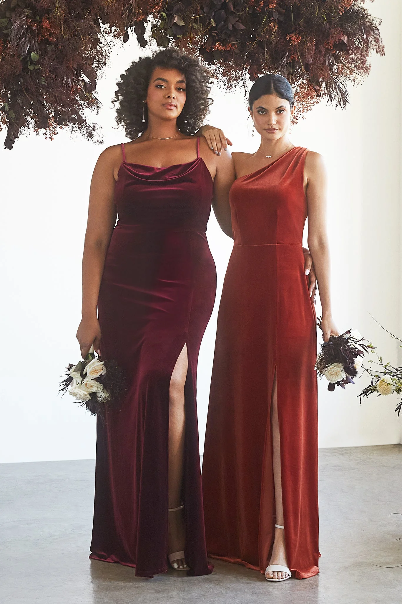 Velvet Cabernet Dress - XNAUWBI