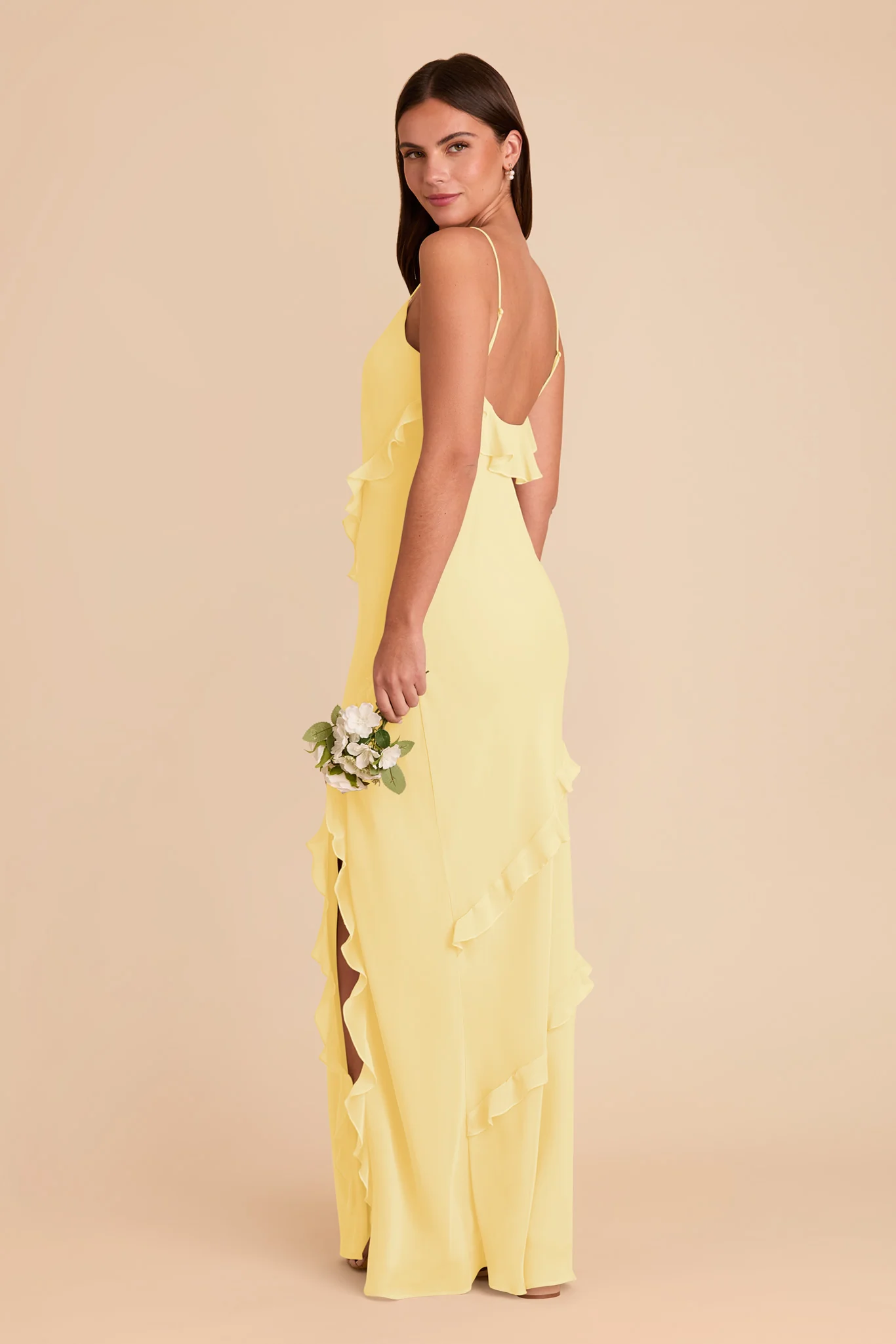 Chiffon Lemon Sorbet Dress - XNAUWBI