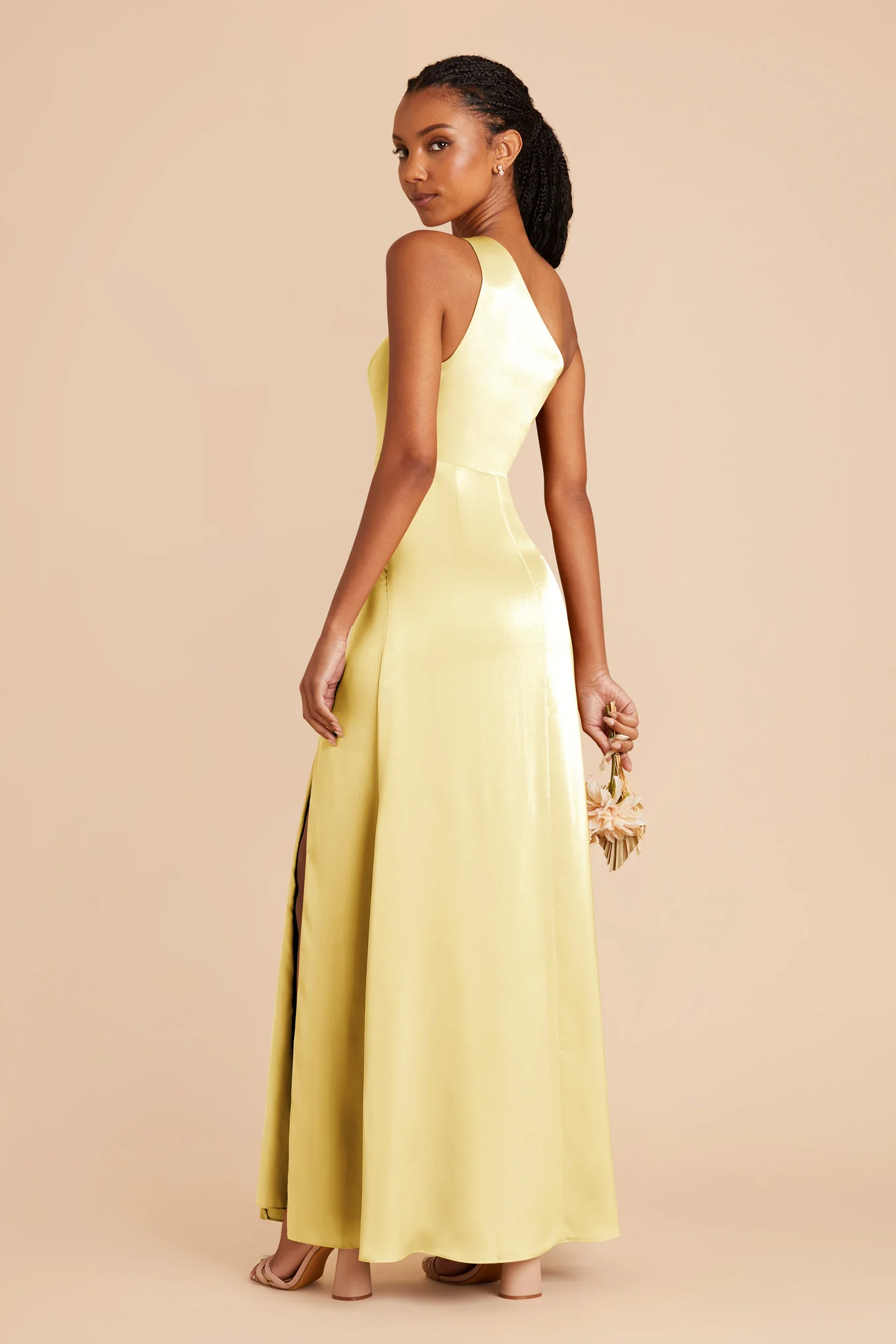 Matte Satin Lemon Sorbet Dress - XNAUWBI