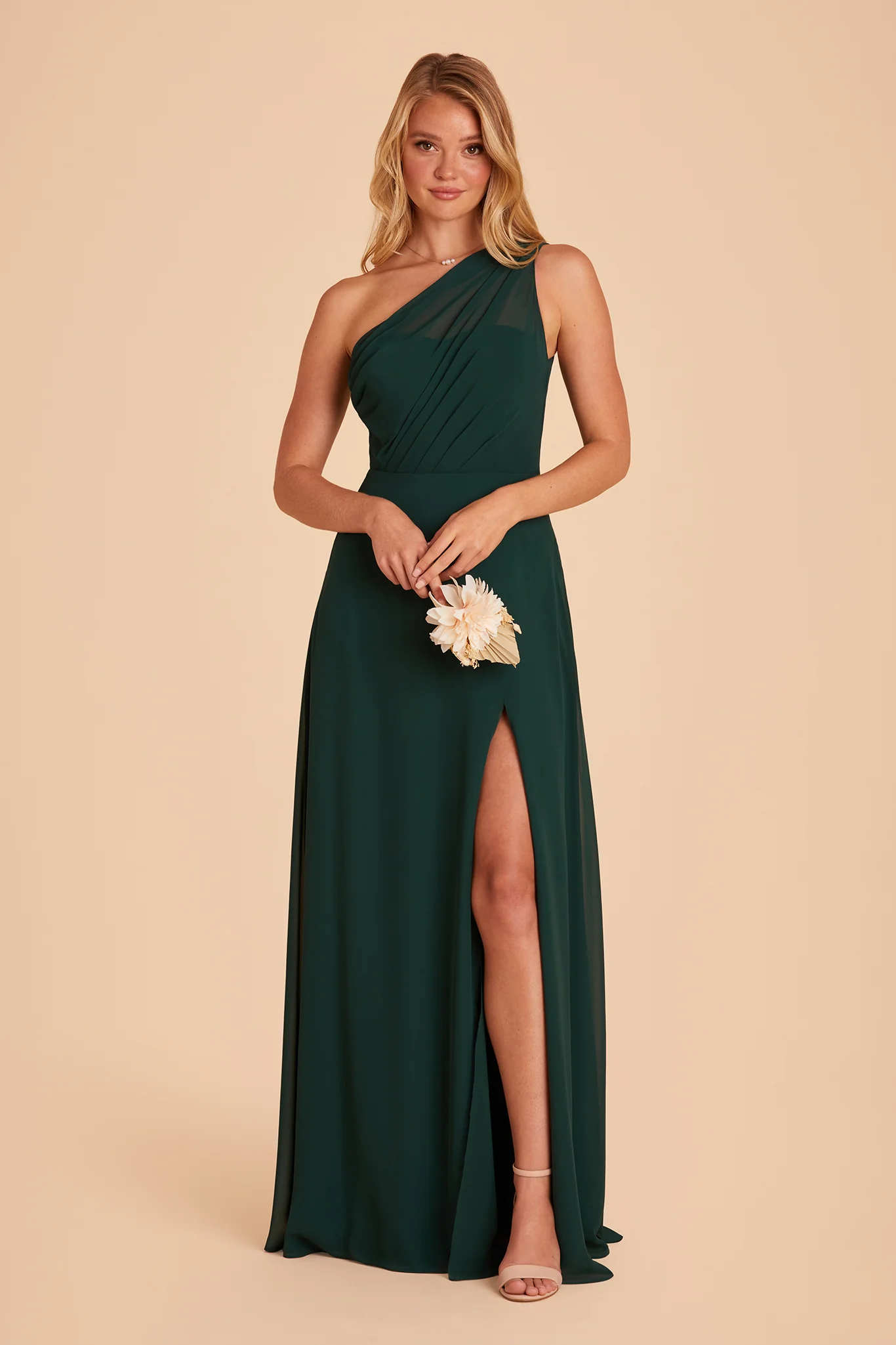 Chiffon Emerald Dress - XNAUWBI