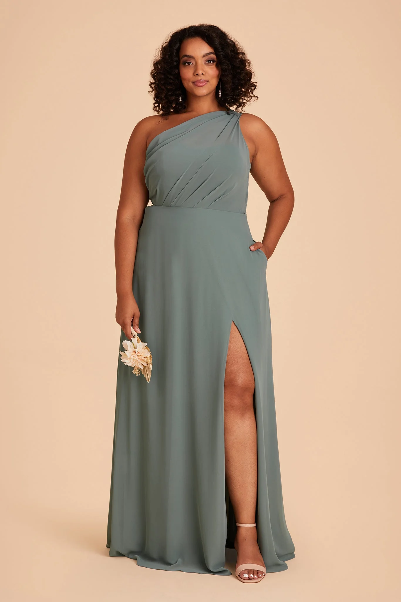 Chiffon Sea Glass Dress - XNAUWBI