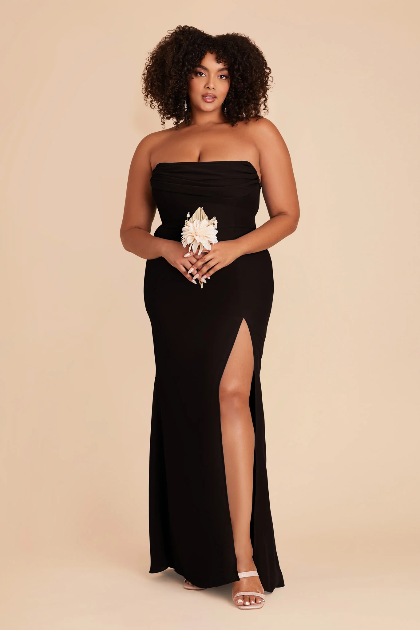 Chiffon Black Dress - XNAUWBI