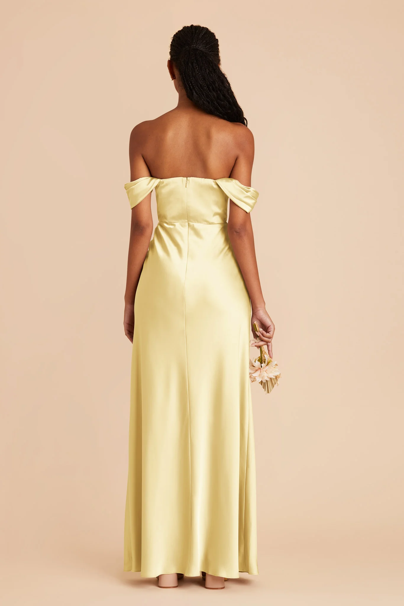 Matte Satin Lemon Sorbet Dress - XNAUWBI