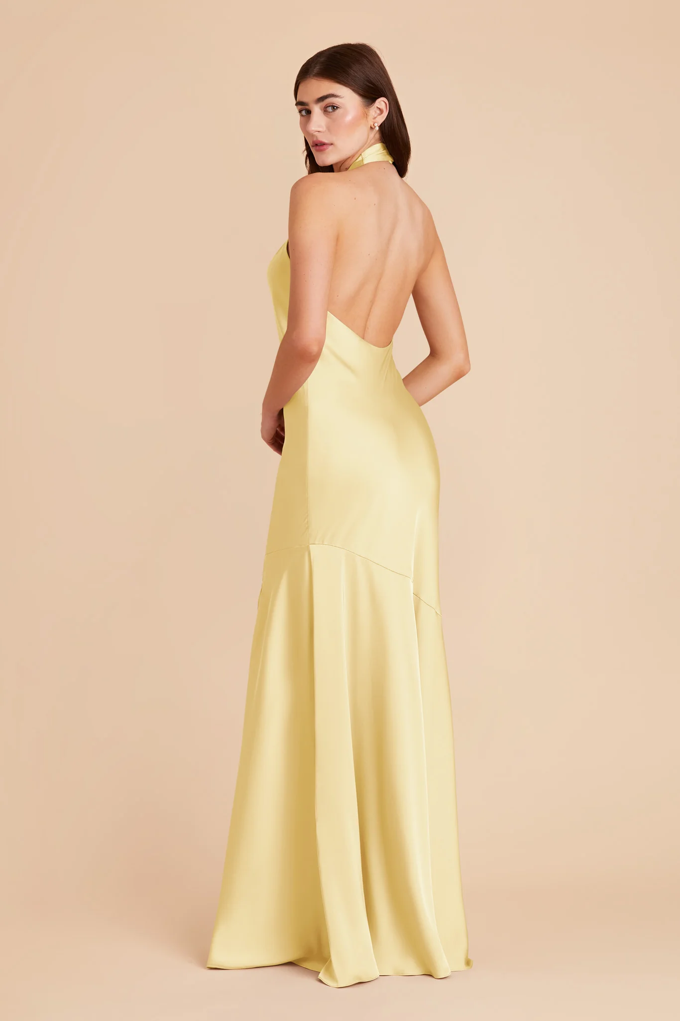Matte Satin Lemon Sorbet Dress - XNAUWBI