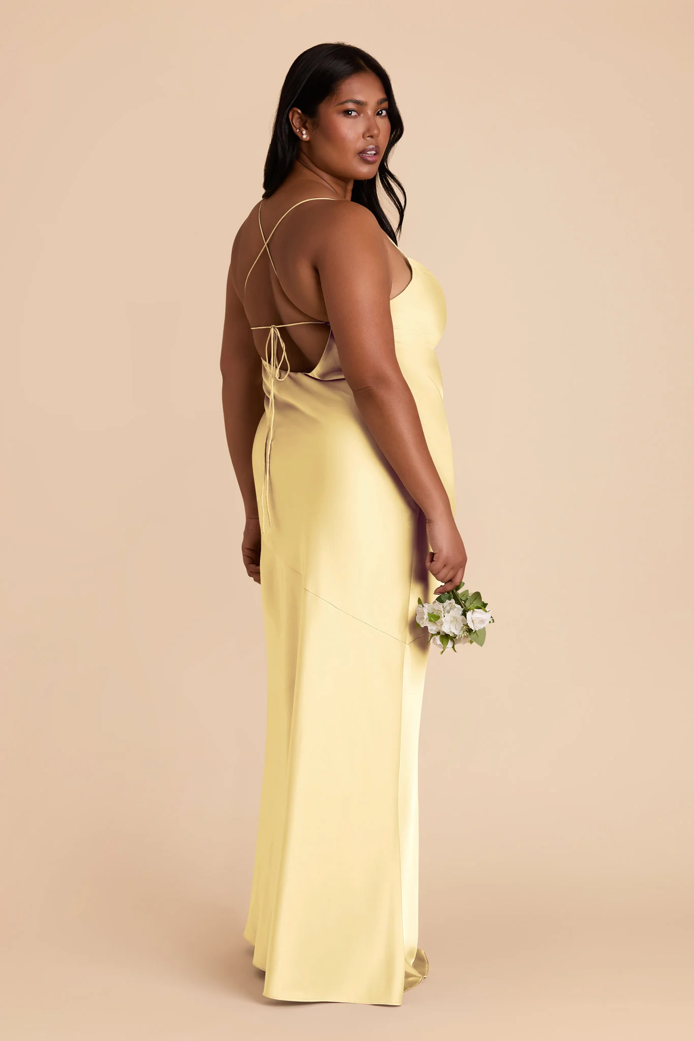 Matte Satin Lemon Sorbet Dress - XNAUWBI